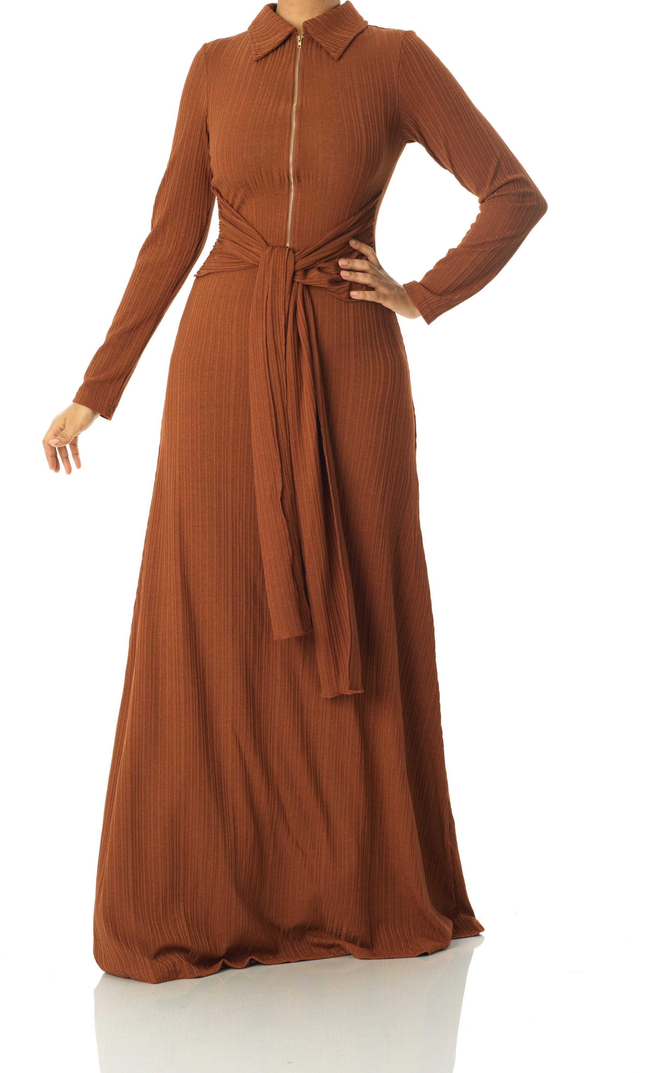 So chic Ribbed Bodycon maxi Dress Kabayare