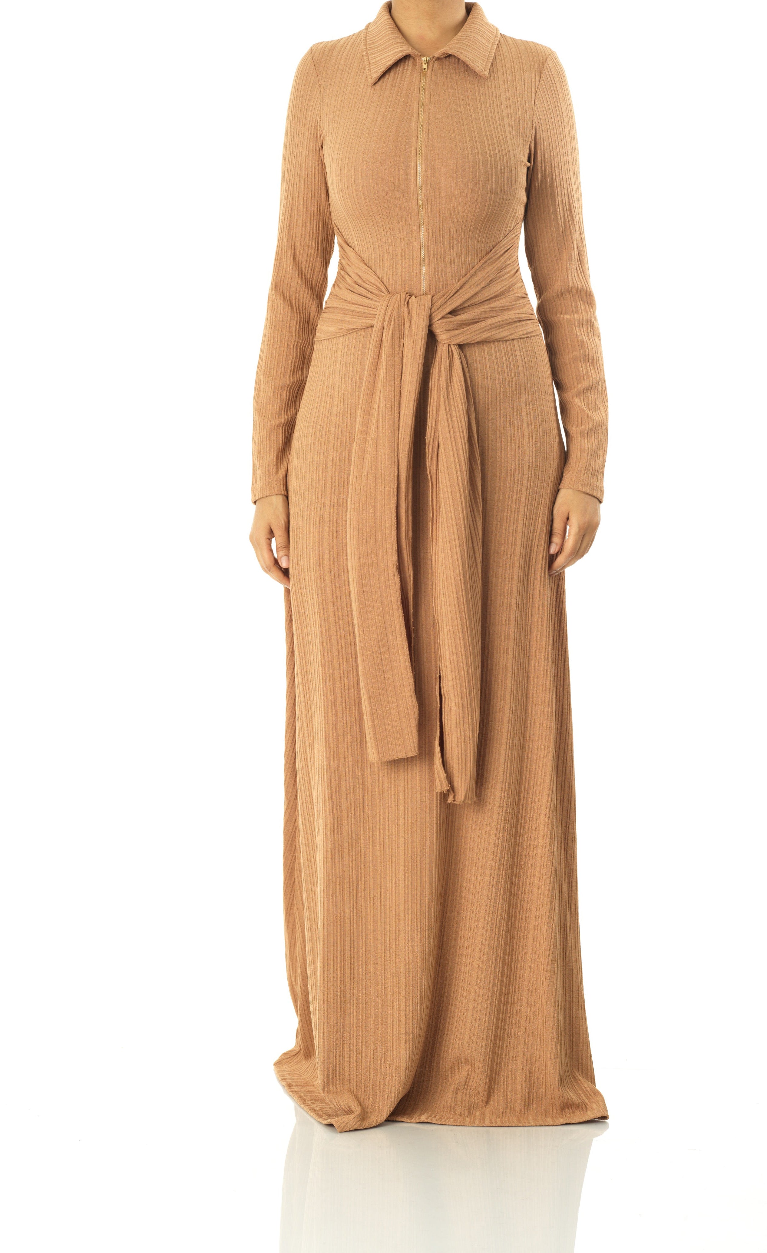 So chic Ribbed Bodycon maxi Dress Kabayare