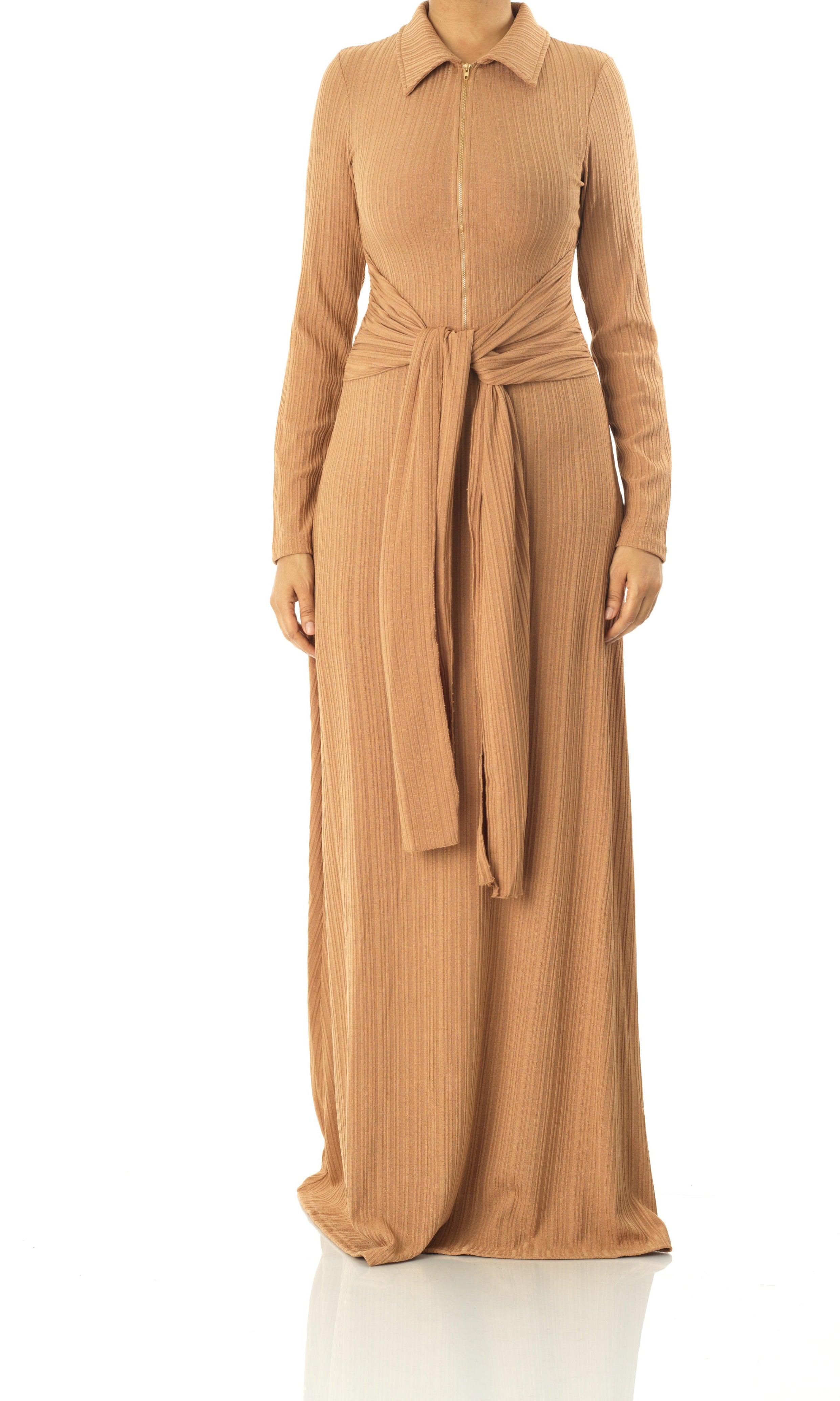 So chic Ribbed Bodycon maxi Dress Kabayare