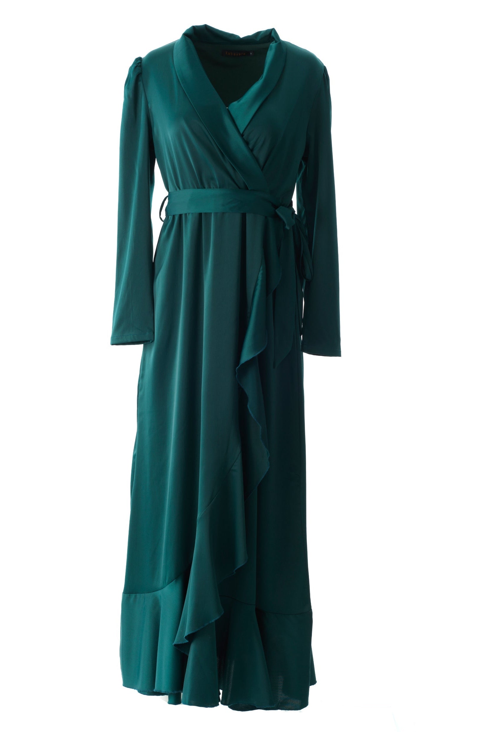 So Classy Elegance wrapped satin maxi dress Kabayare