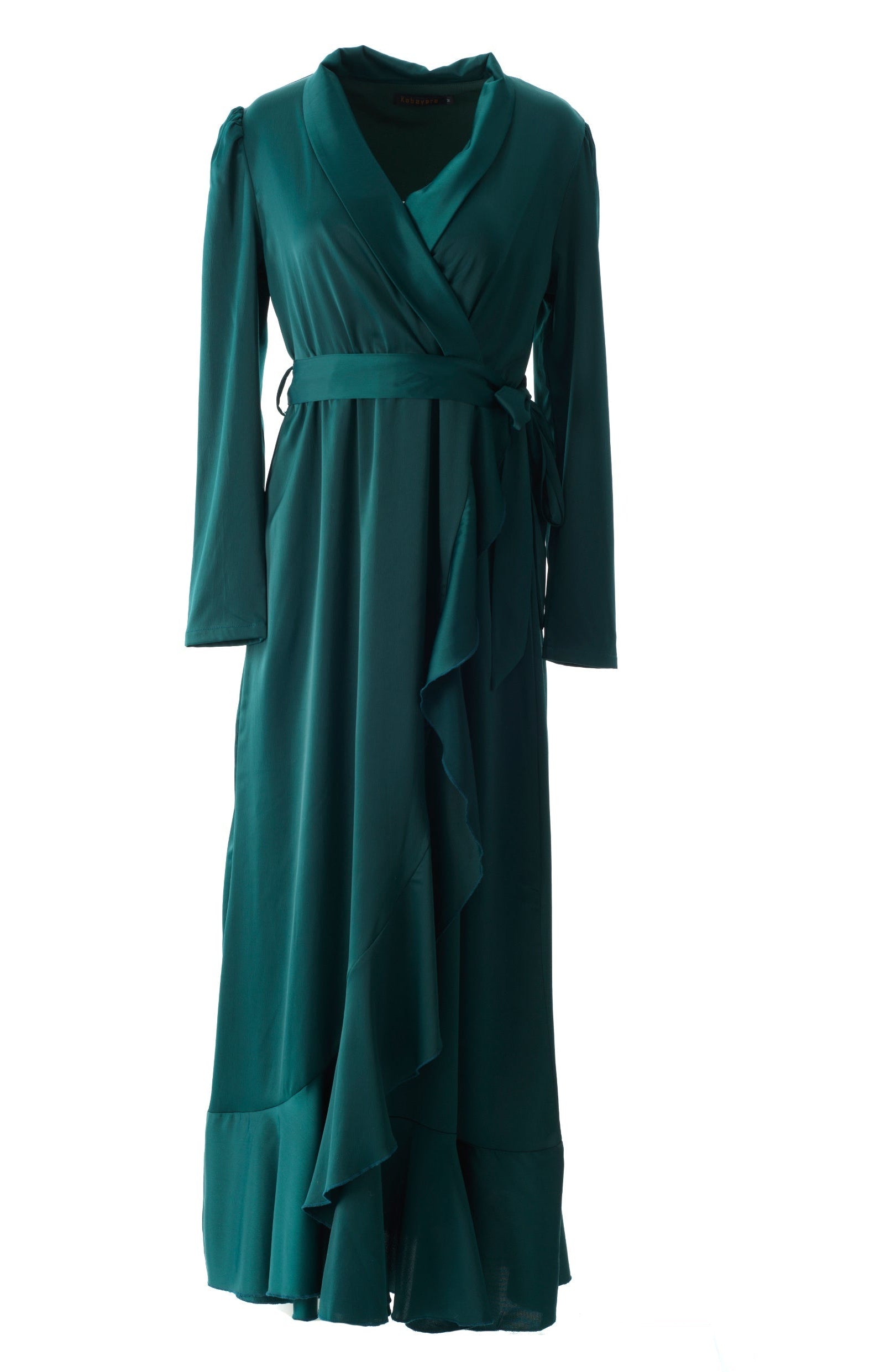 So Classy Elegance wrapped satin maxi dress Kabayare