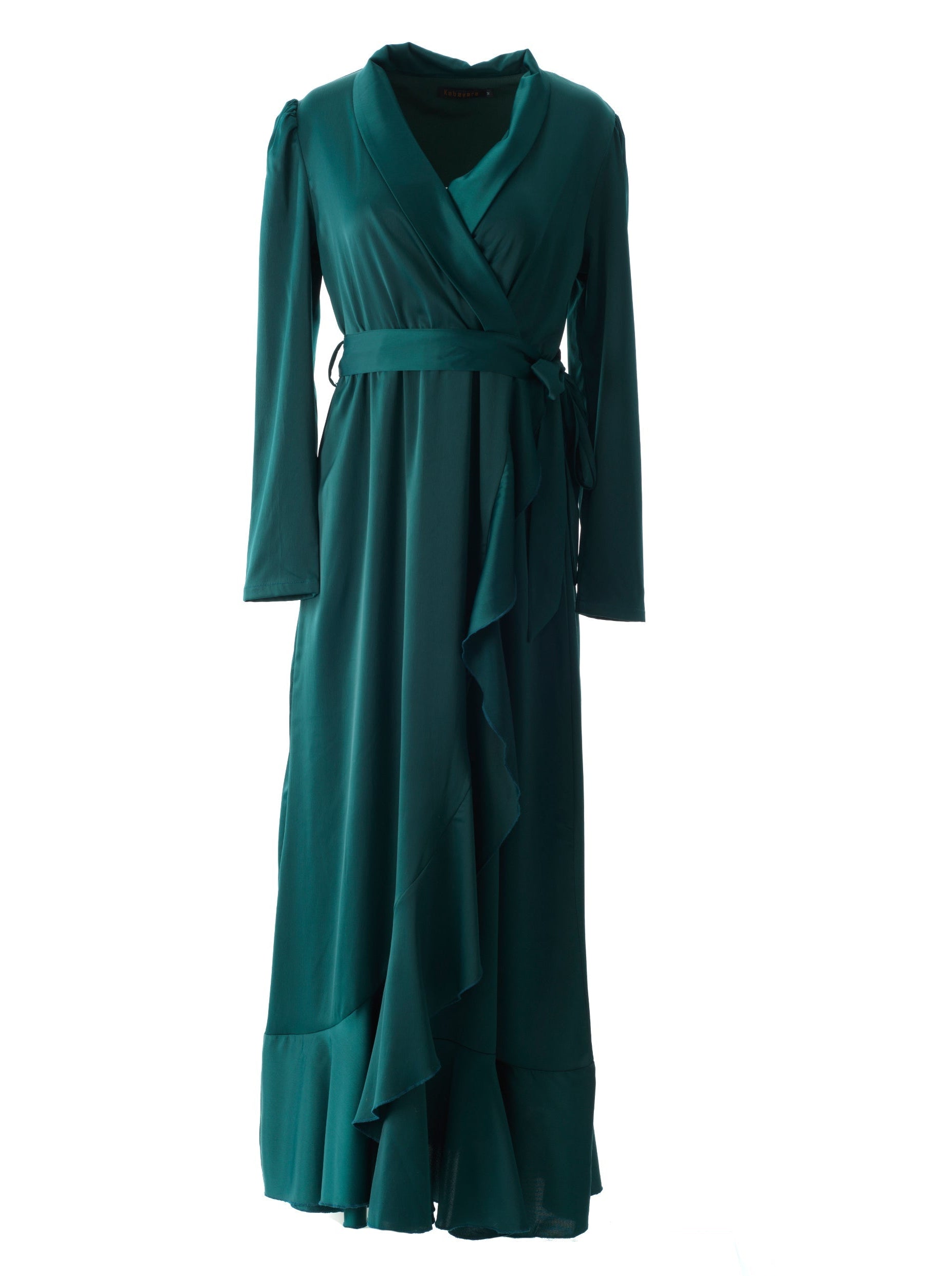 So Classy Elegance wrapped satin maxi dress Kabayare
