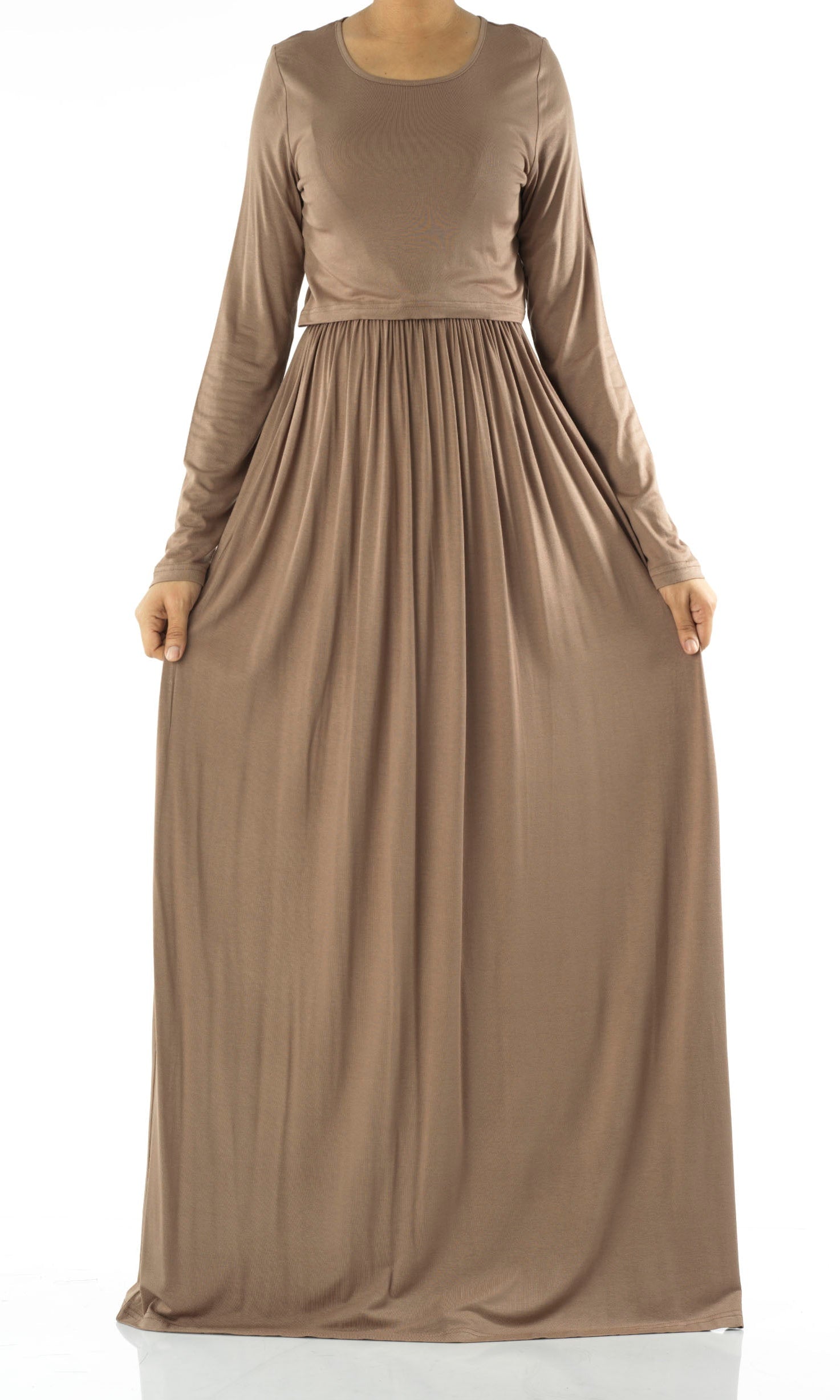 Super soft Nursing Modest maxi dress Kabayare