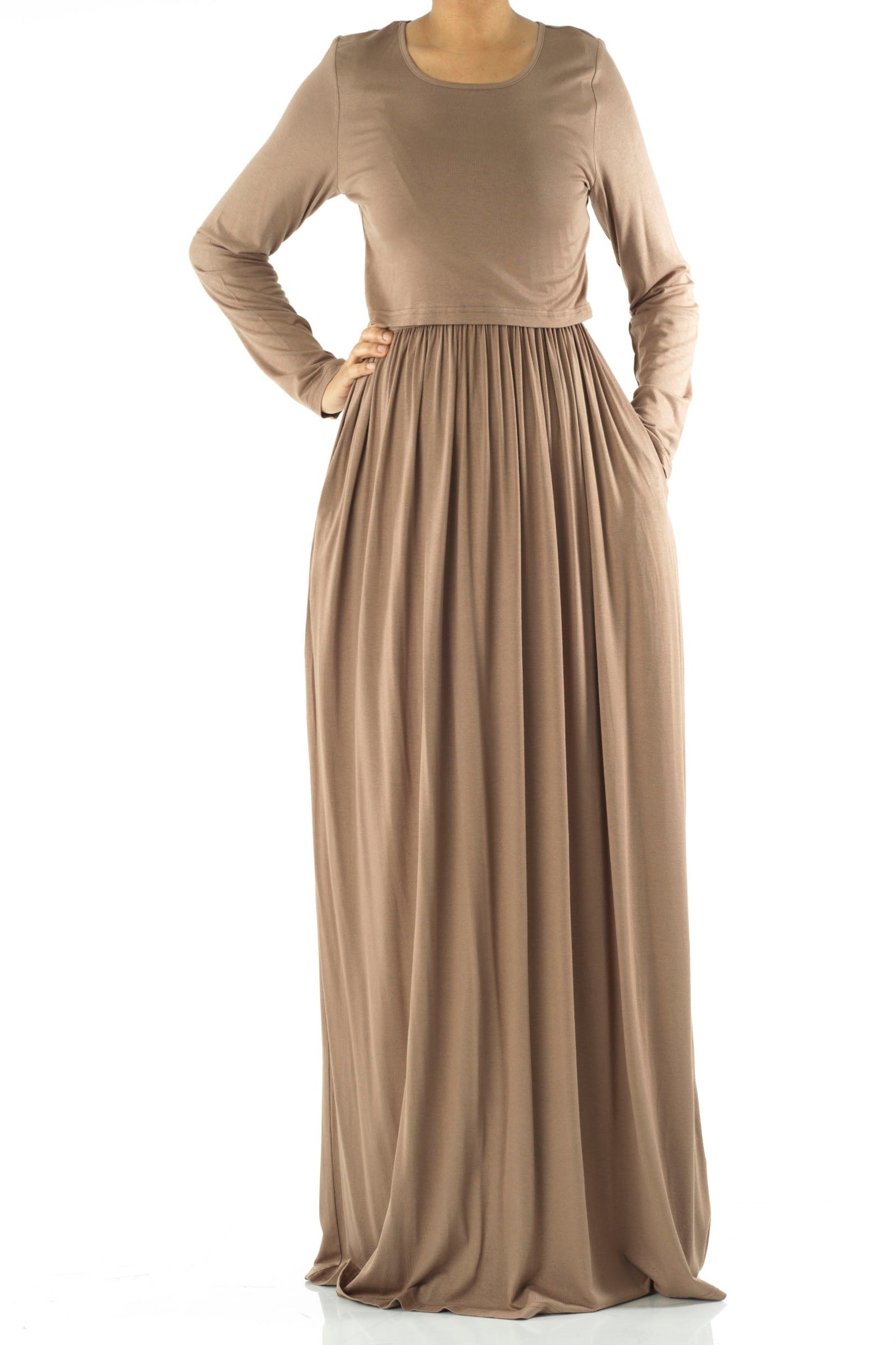 Super soft Nursing Modest maxi dress Kabayare