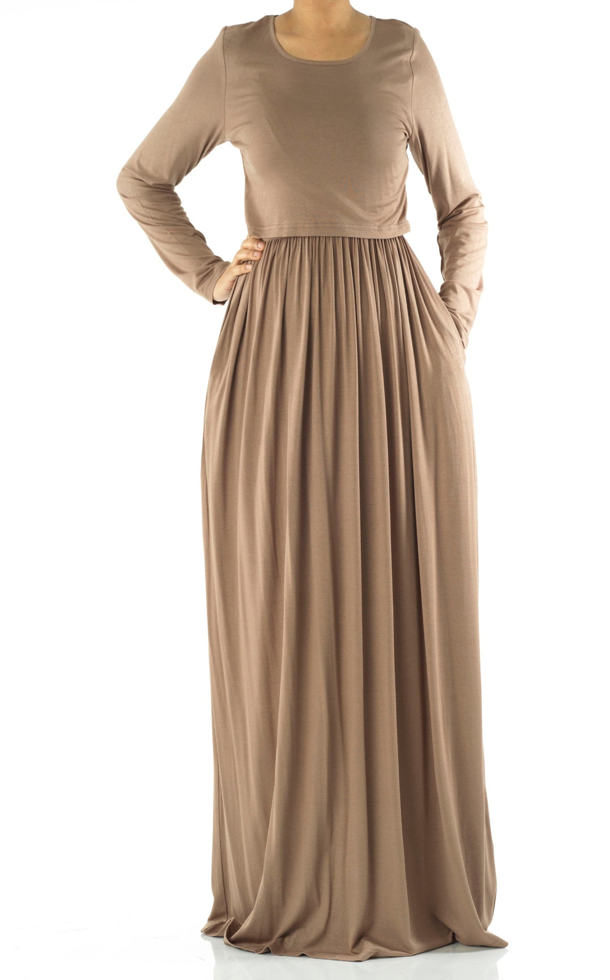Super soft Nursing Modest maxi dress Kabayare