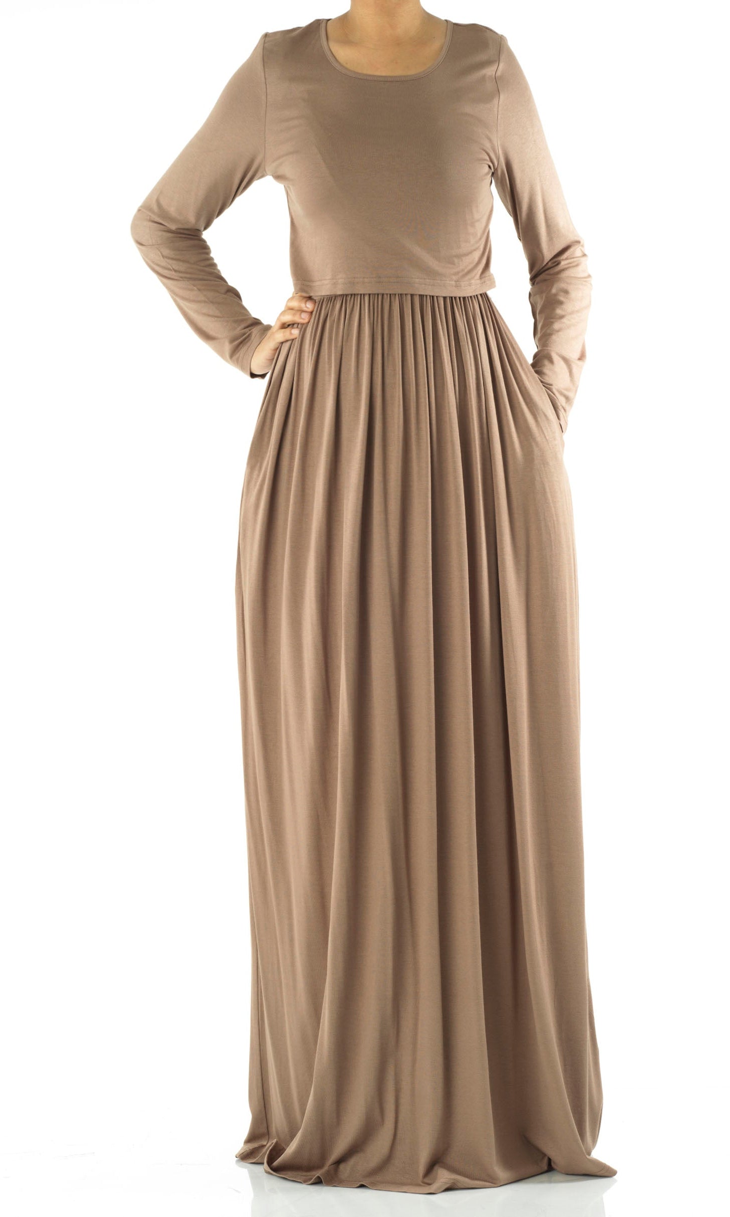 Super soft Nursing Modest maxi dress Kabayare