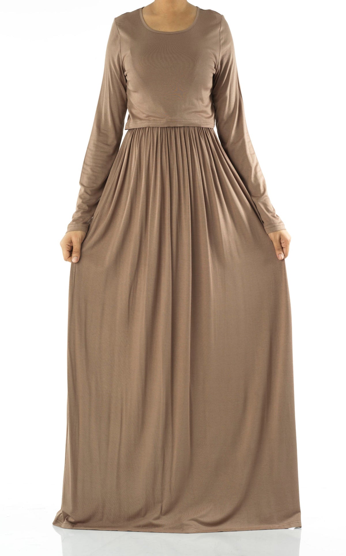 Super soft Nursing Modest maxi dress Kabayare