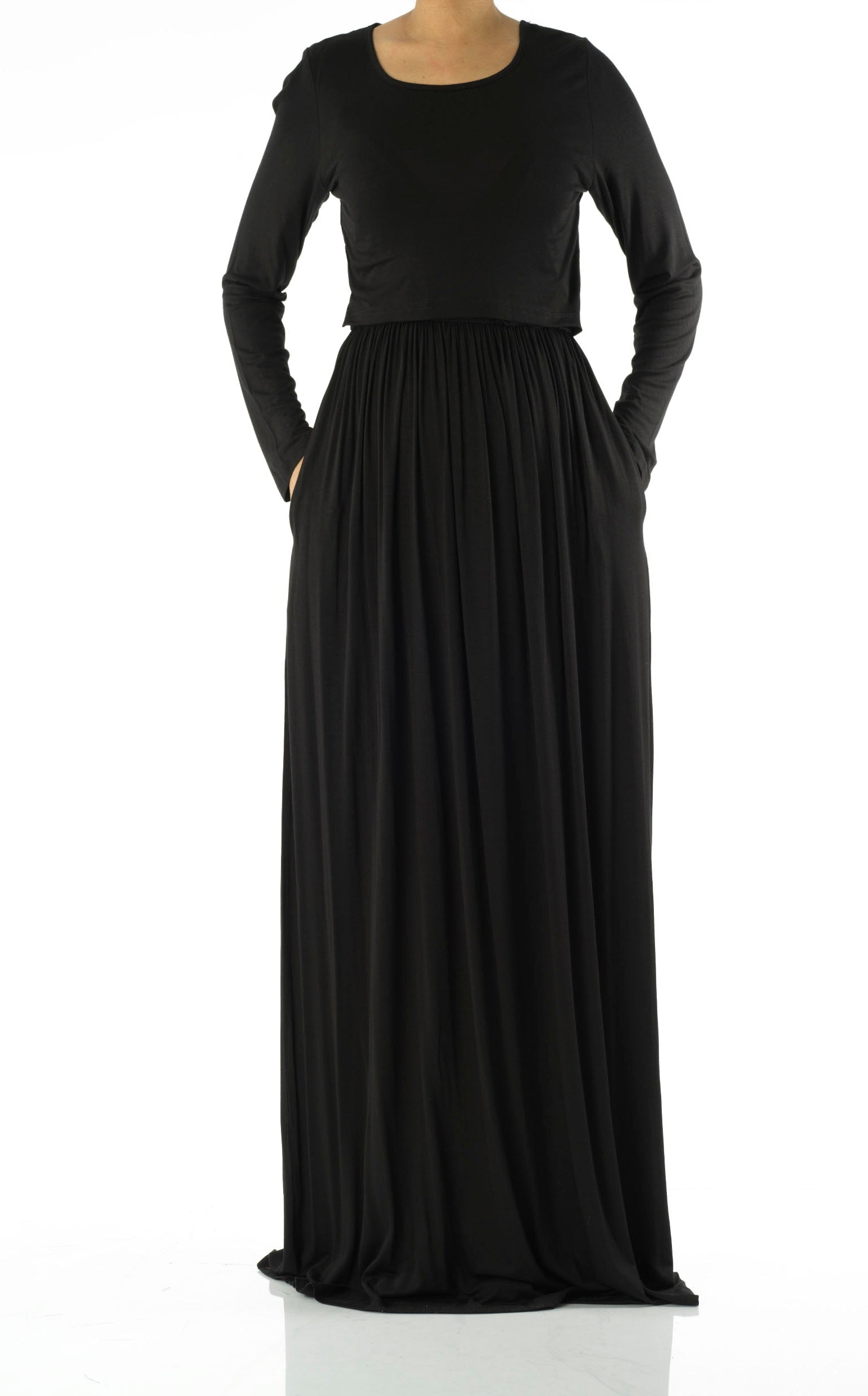 Super soft Nursing Modest maxi dress Kabayare