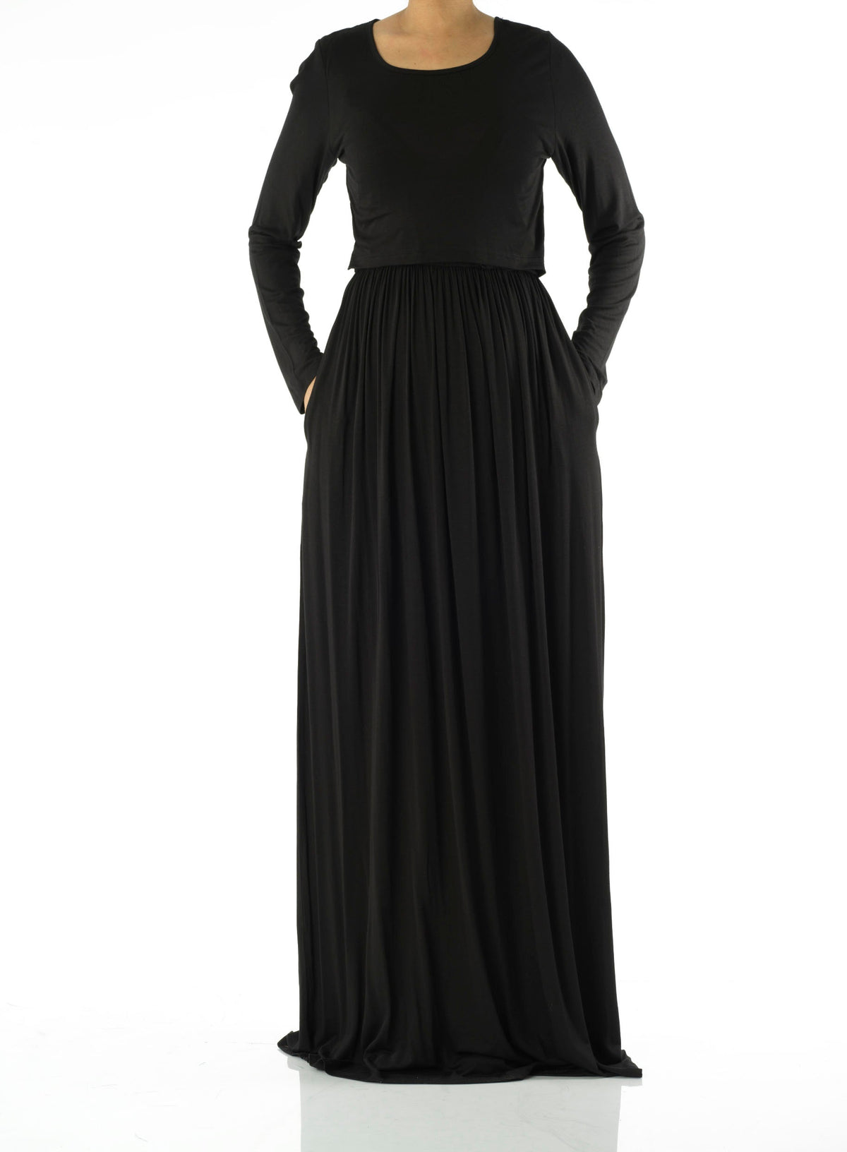 Super soft Nursing Modest maxi dress Kabayare