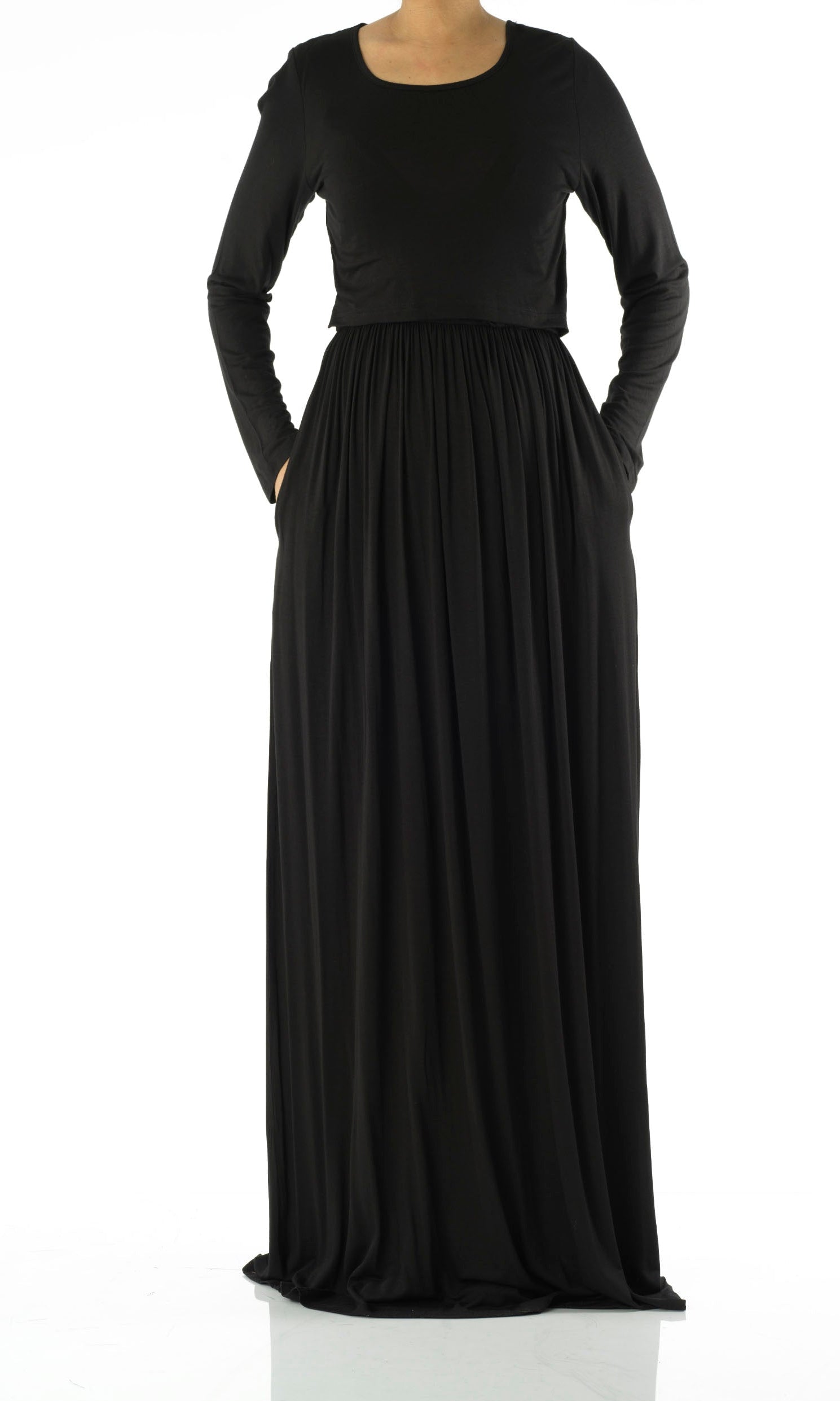 Super soft Nursing Modest maxi dress Kabayare