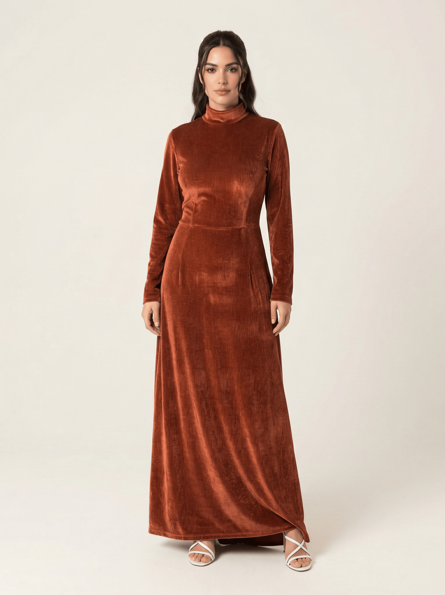 Super soft velvet maxi dress Kabayare