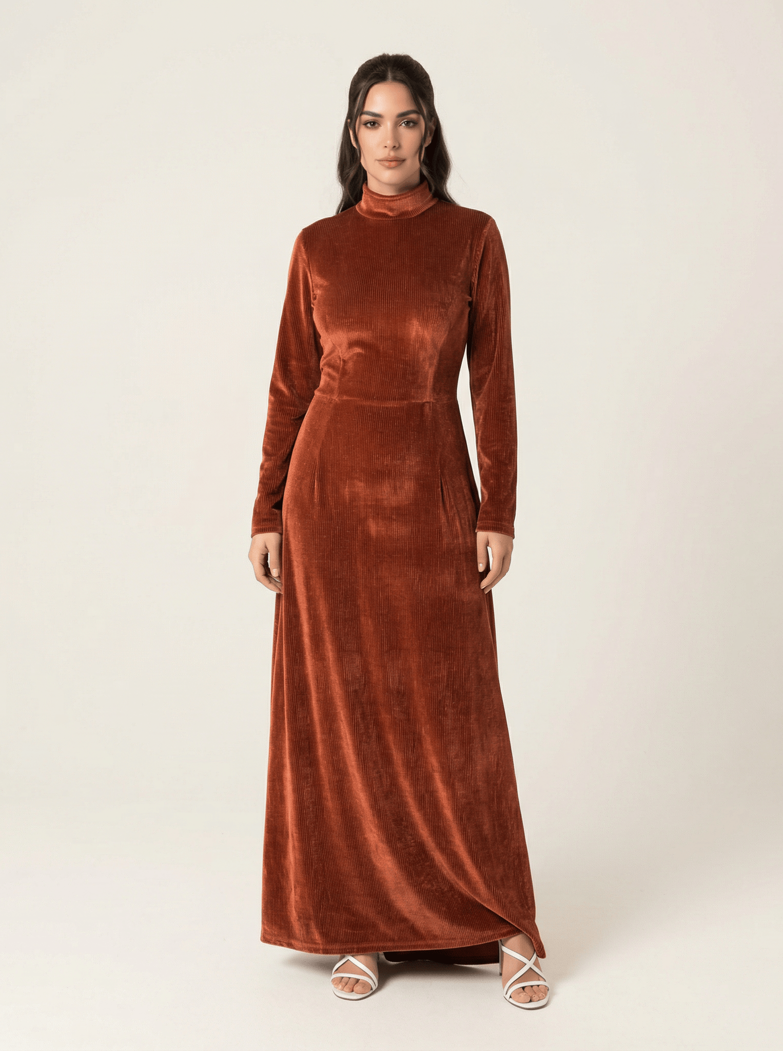 Super soft velvet maxi dress Kabayare
