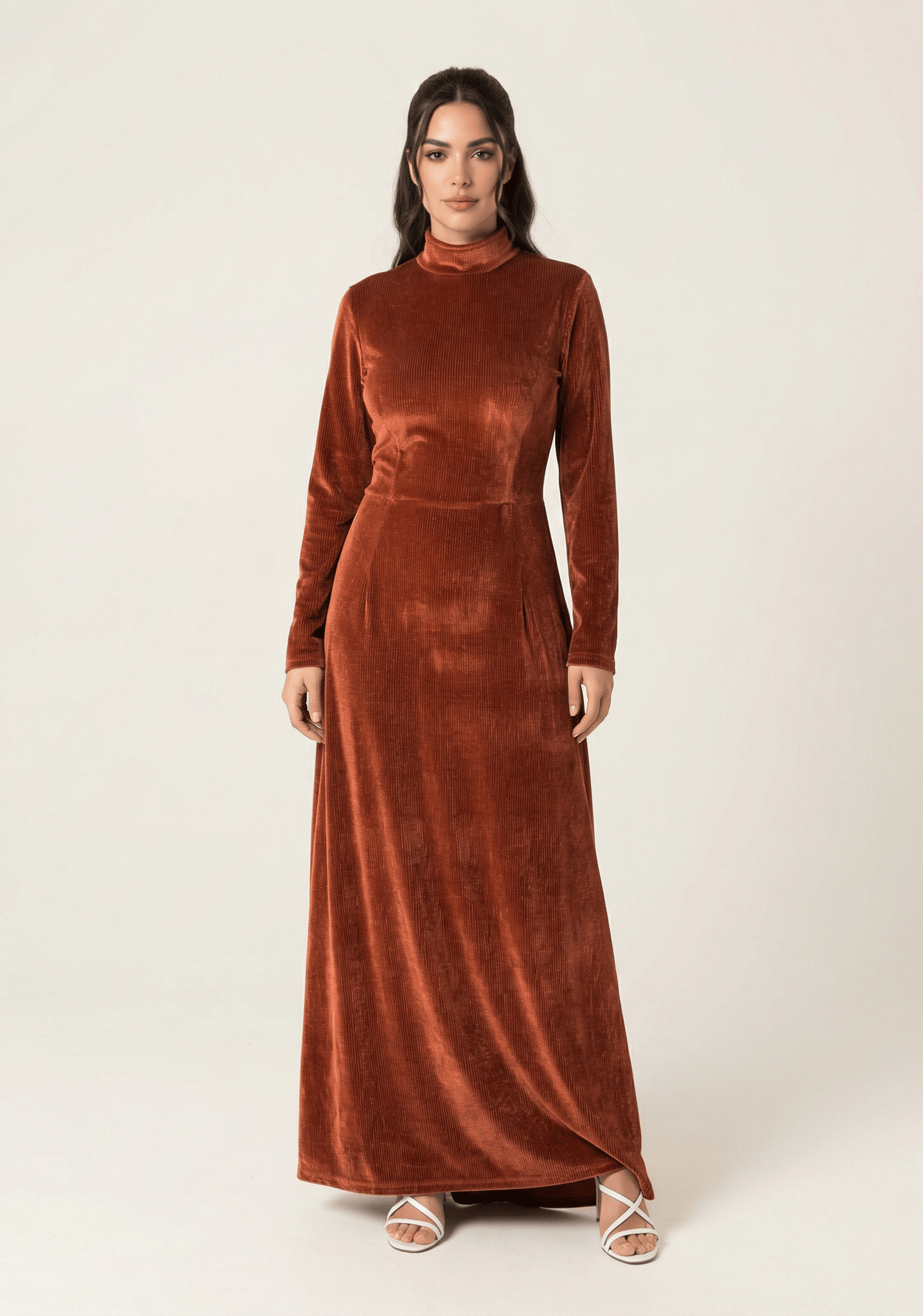 Super soft velvet maxi dress Kabayare