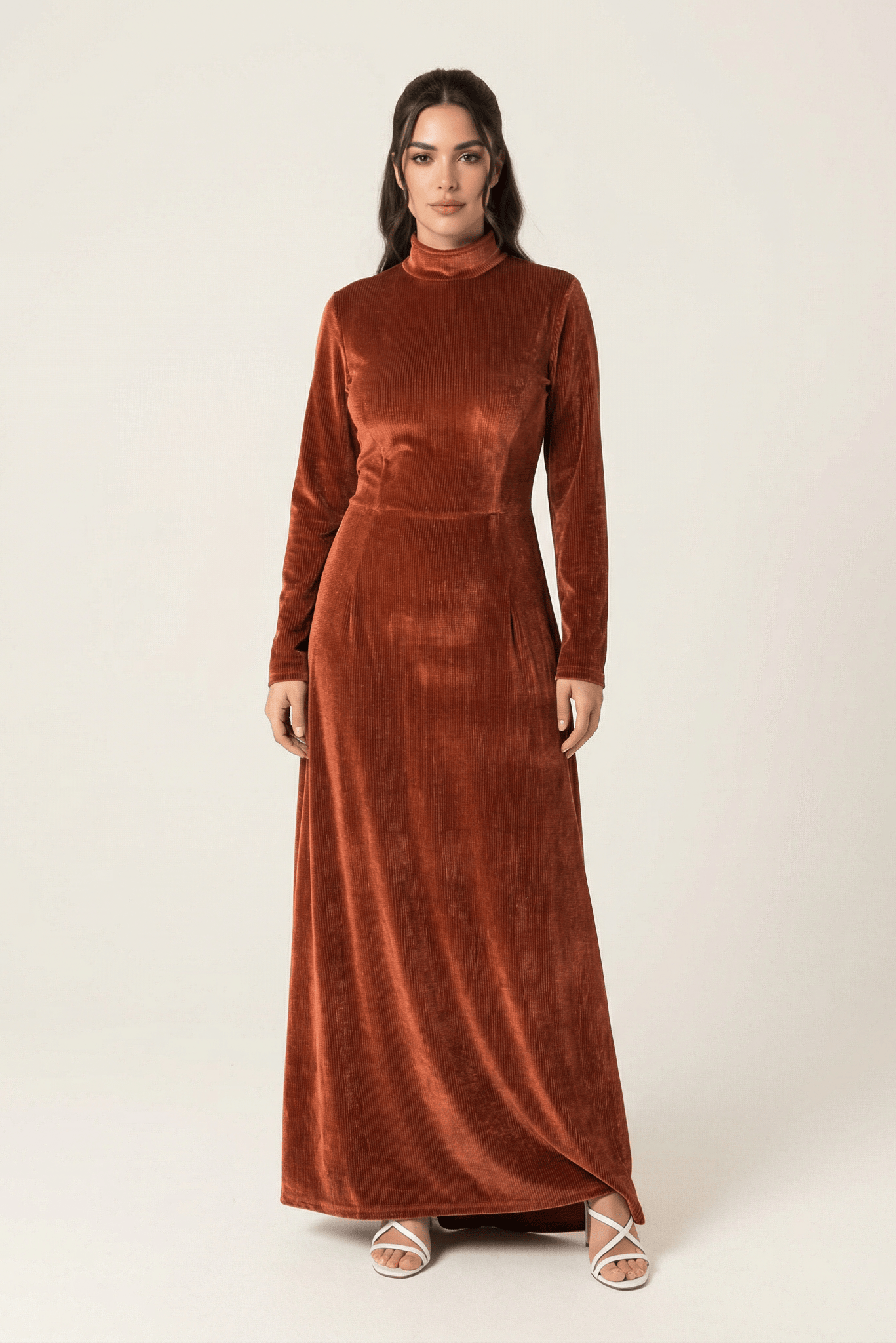 Super soft velvet maxi dress Kabayare