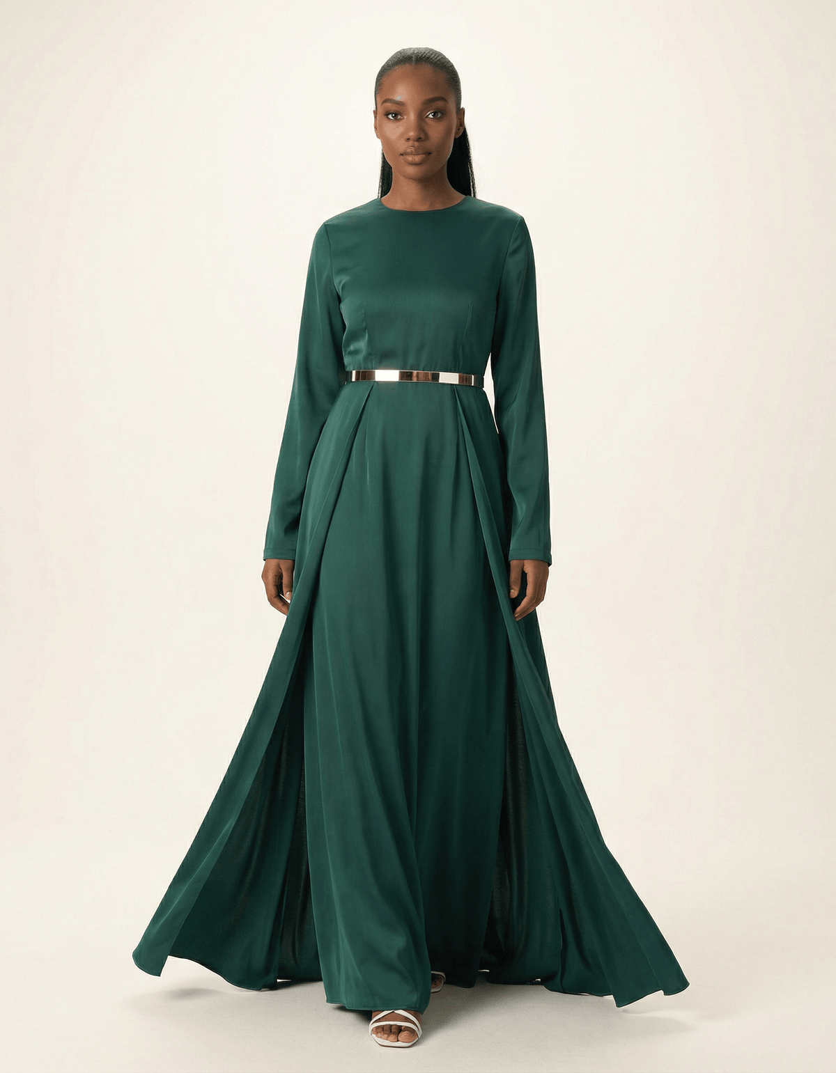 Take me for a dance satin maxi dress Kabayare