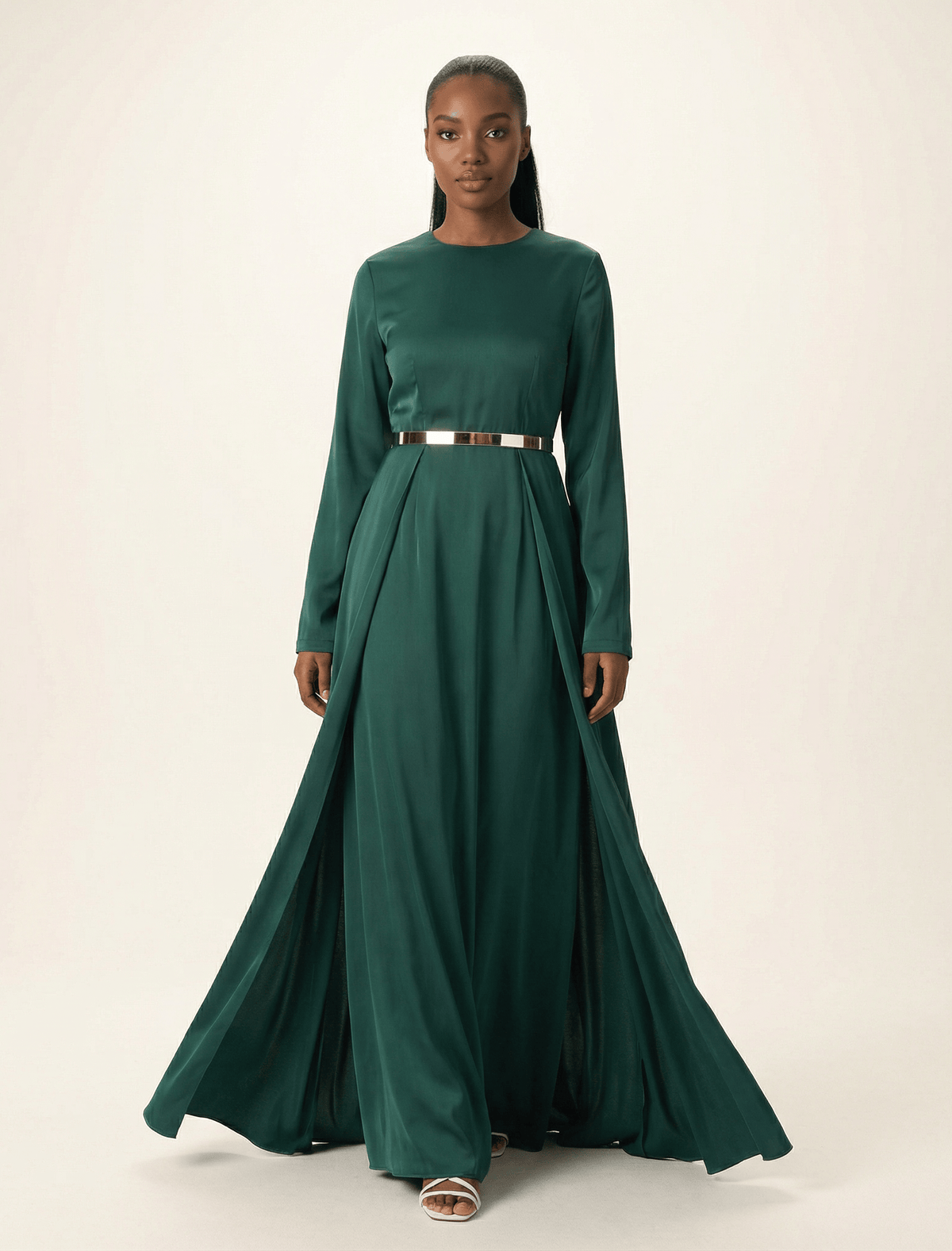 Take me for a dance satin maxi dress Kabayare