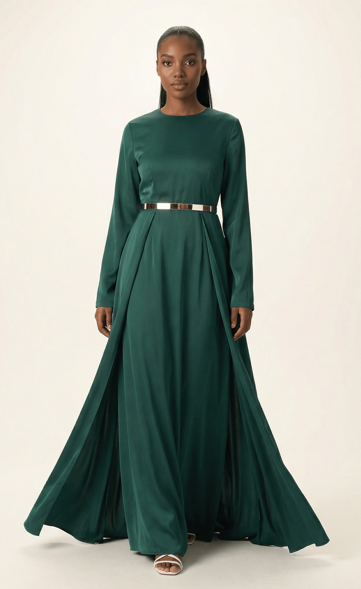 Take me for a dance satin maxi dress Kabayare