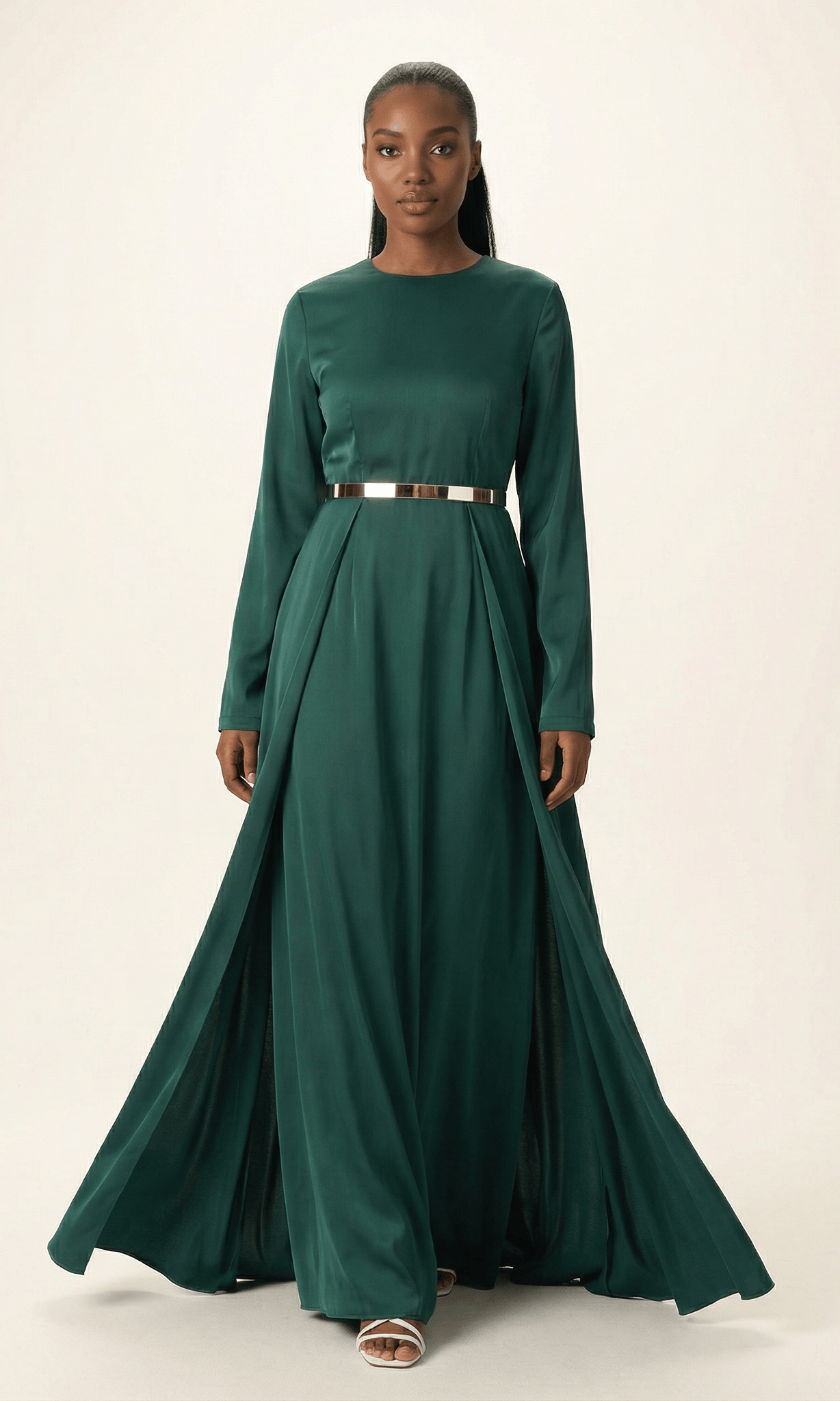 Take me for a dance satin maxi dress Kabayare
