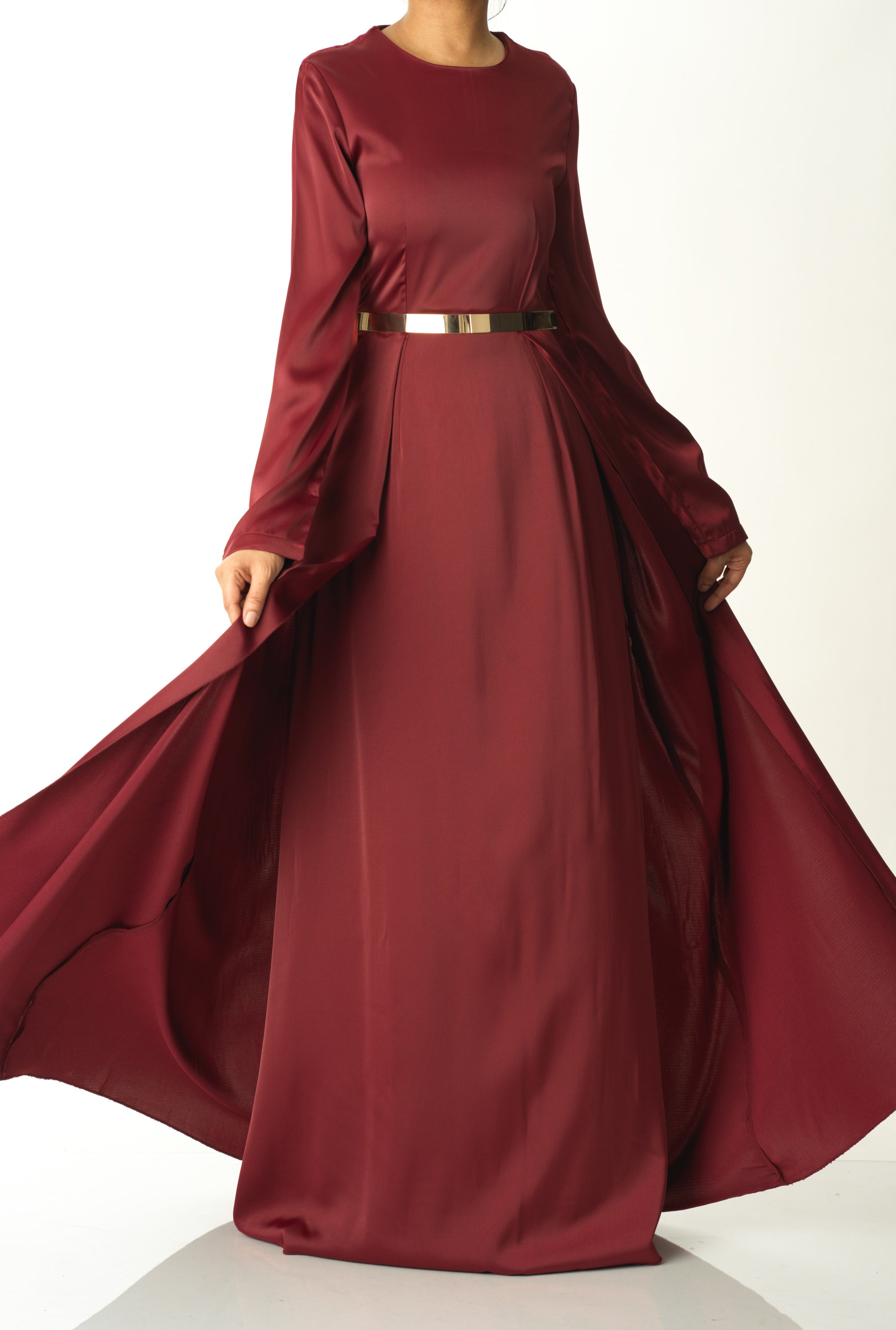 Take me for a dance satin maxi dress Kabayare