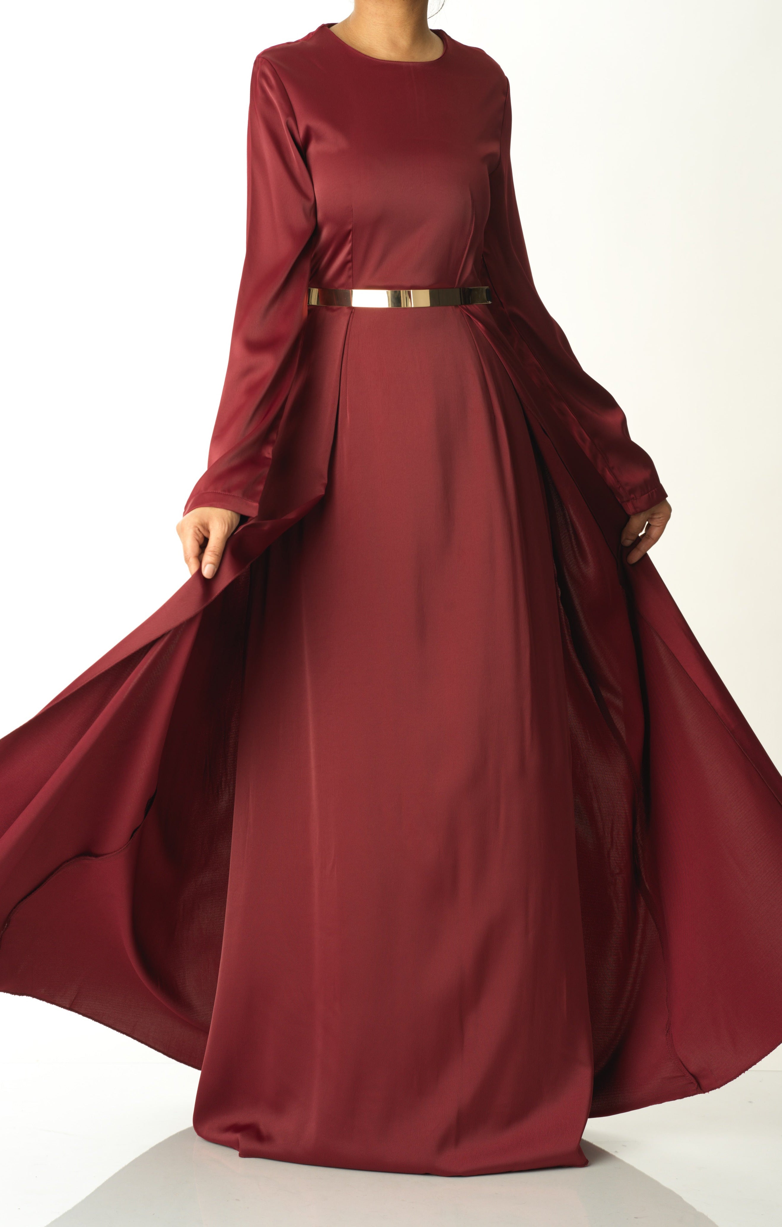 Take me for a dance satin maxi dress Kabayare