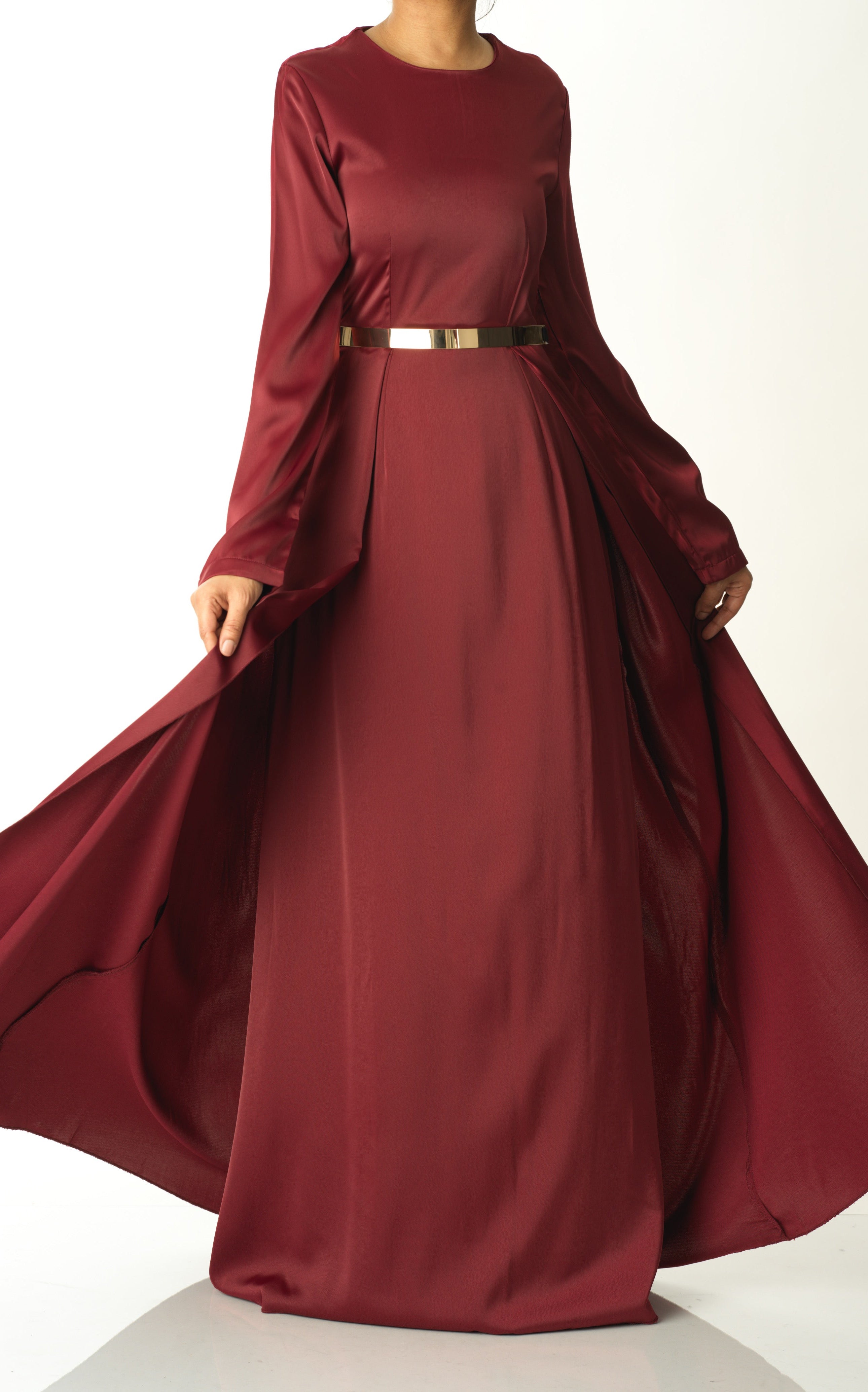 Take me for a dance satin maxi dress Kabayare
