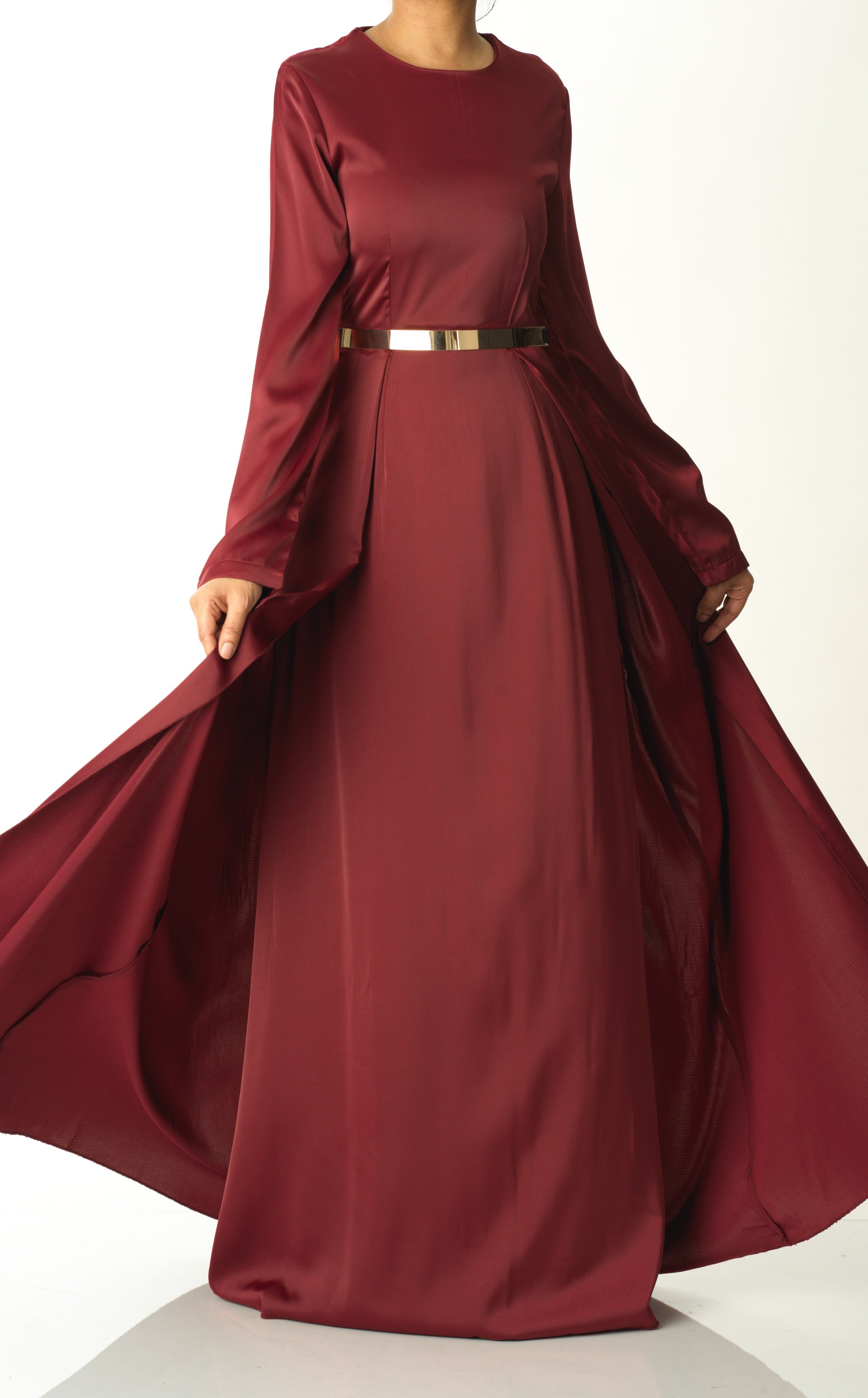 Take me for a dance satin maxi dress Kabayare