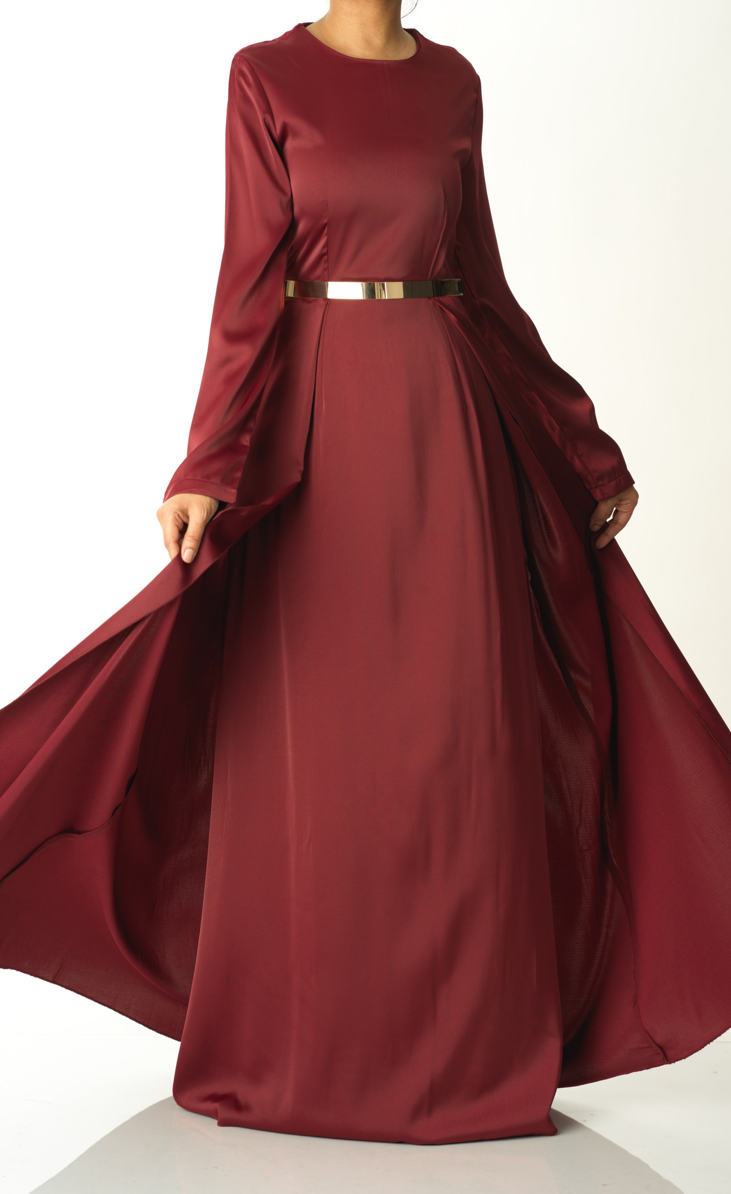 Take me for a dance satin maxi dress Kabayare