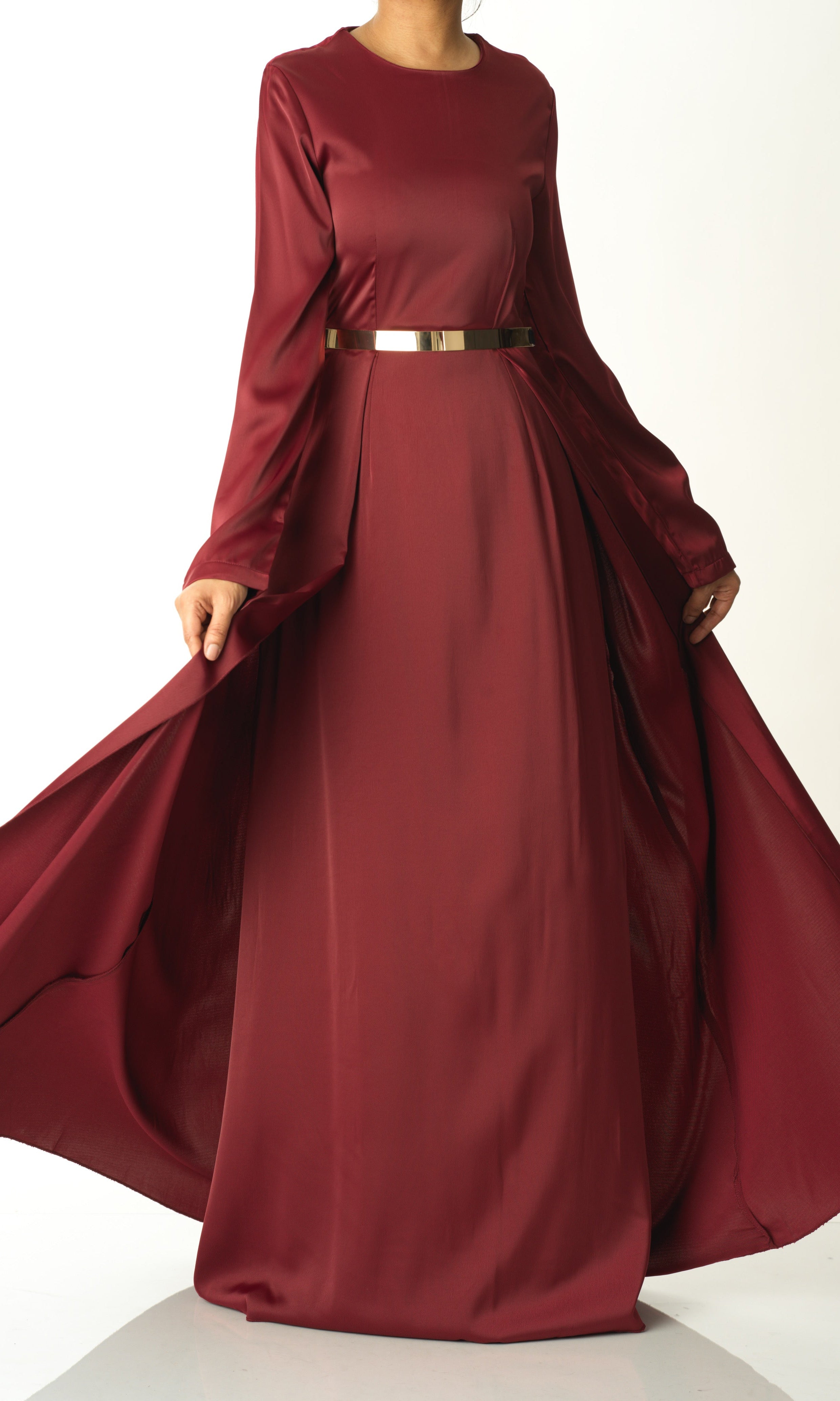 Take me for a dance satin maxi dress Kabayare