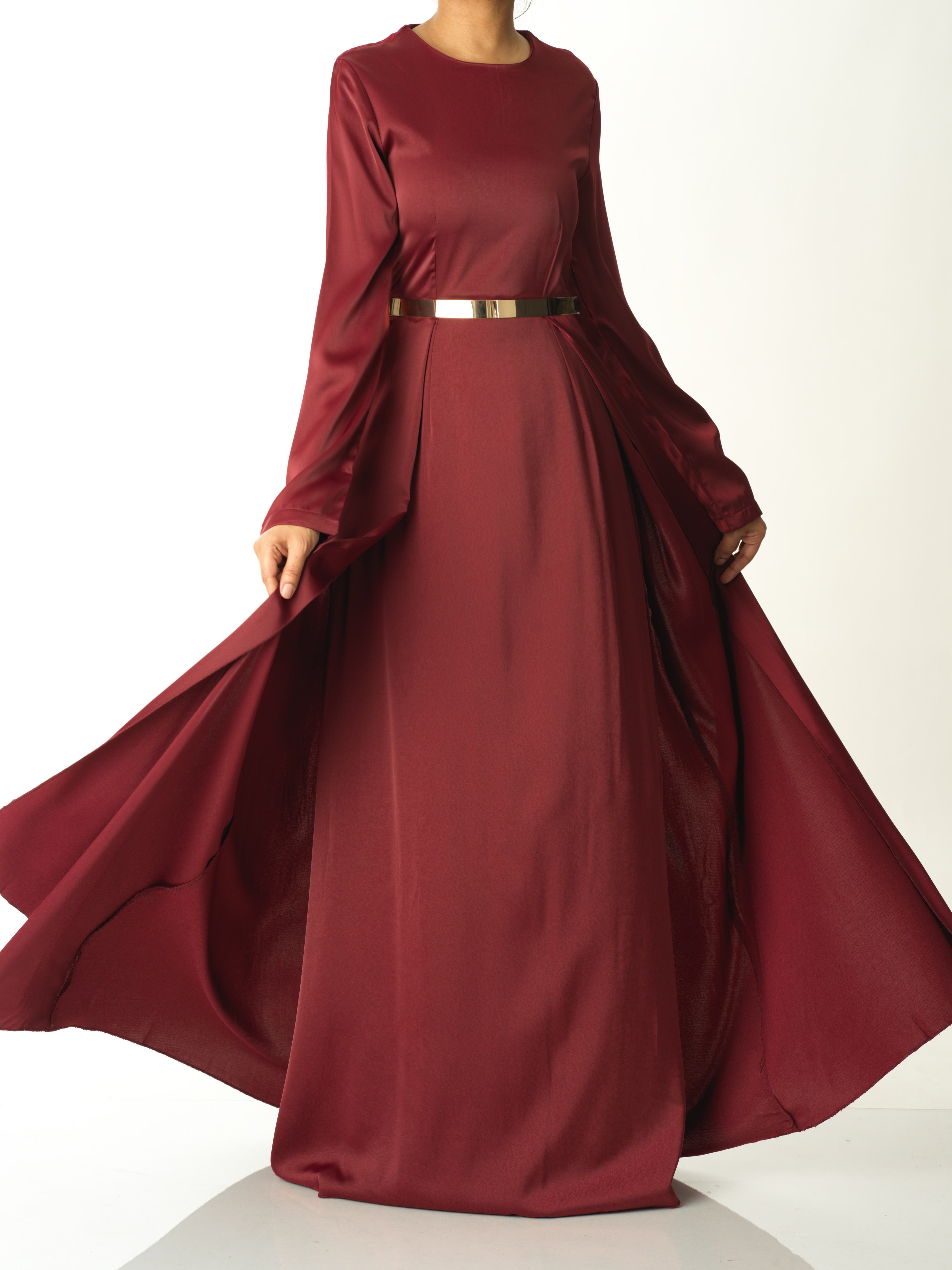 Take me for a dance satin maxi dress Kabayare