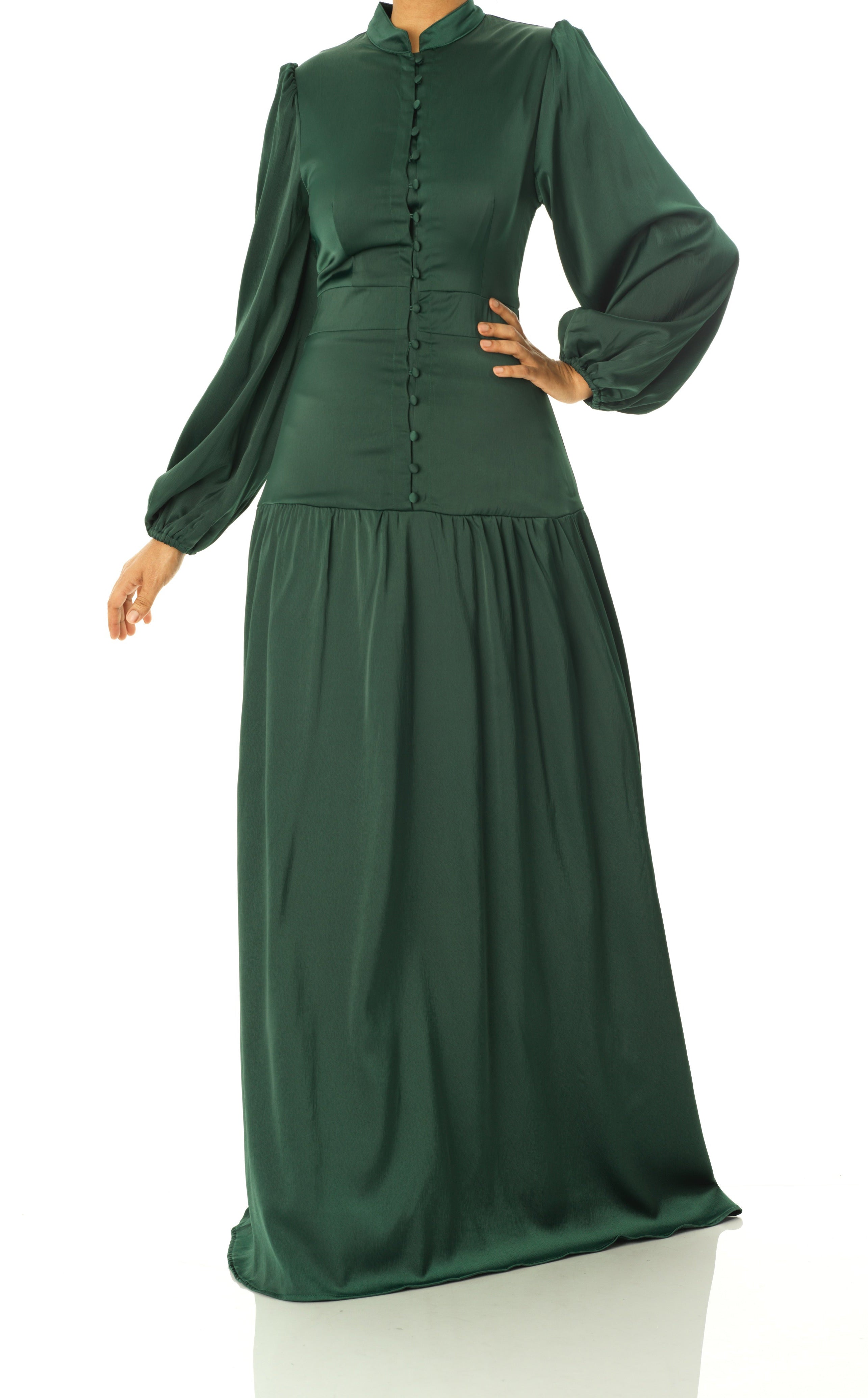 Take me to Paris satin maxi dress Kabayare