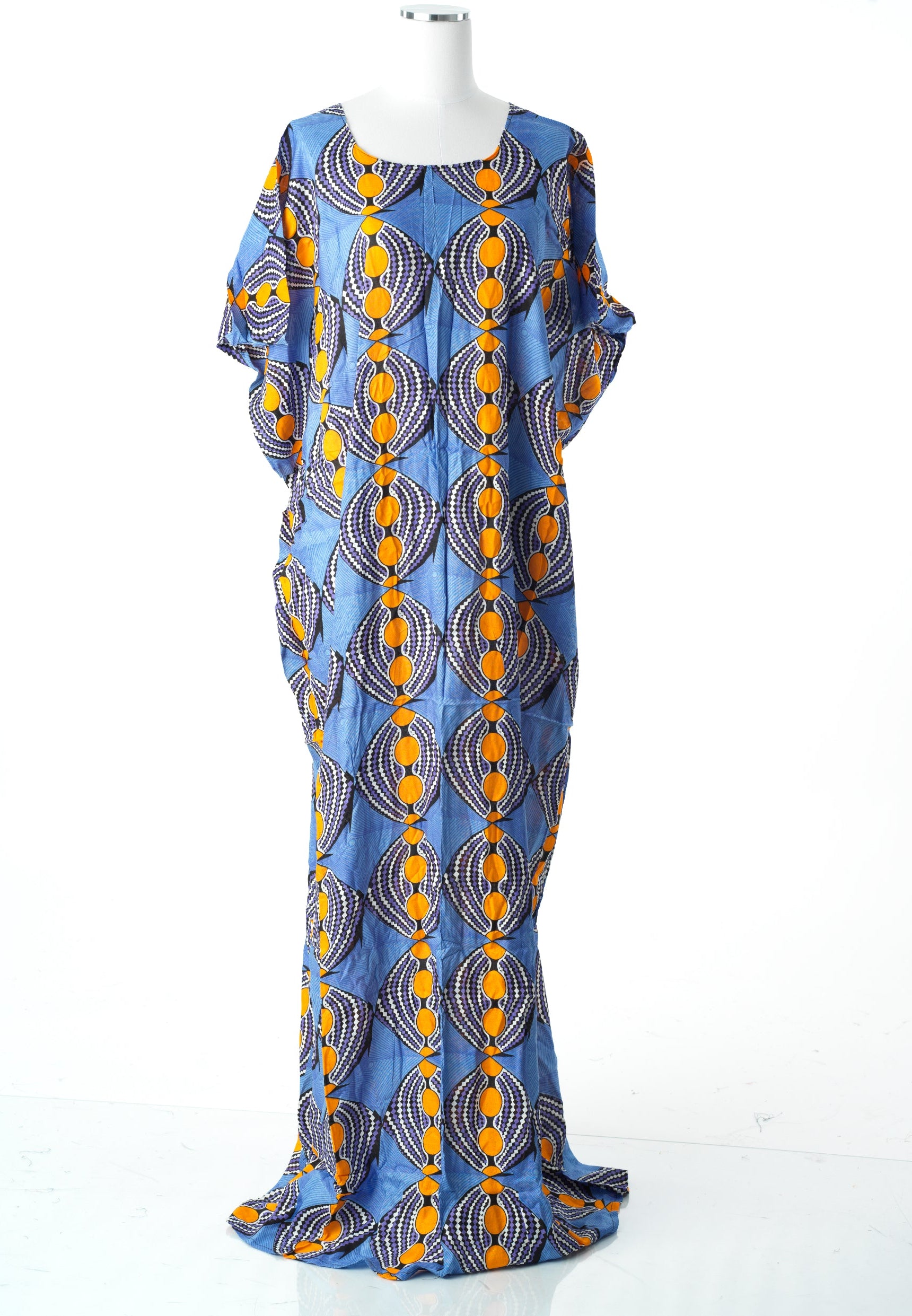 Tasneem print bati dress Kabayare