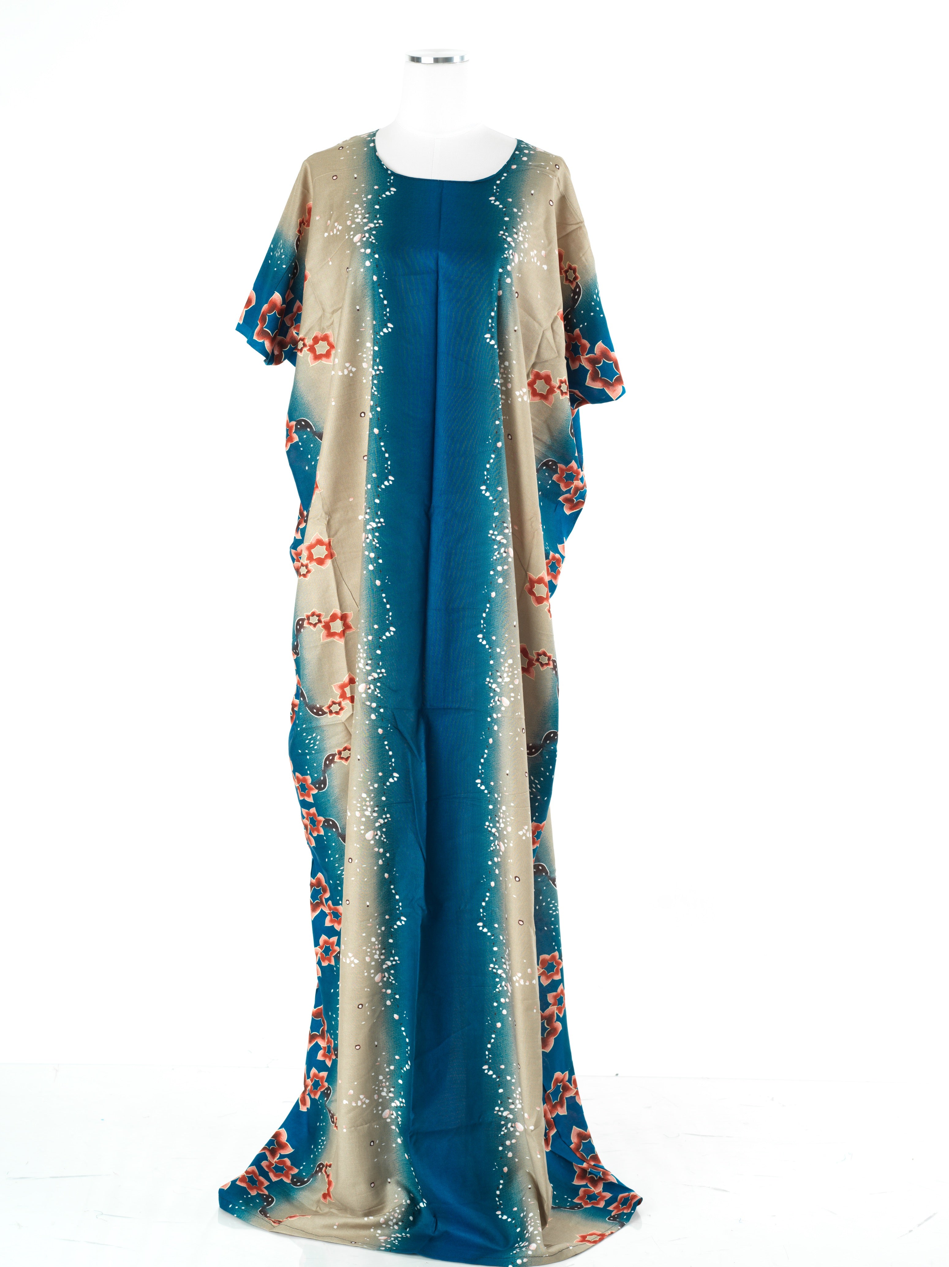 Teal Horizon Bati Dress