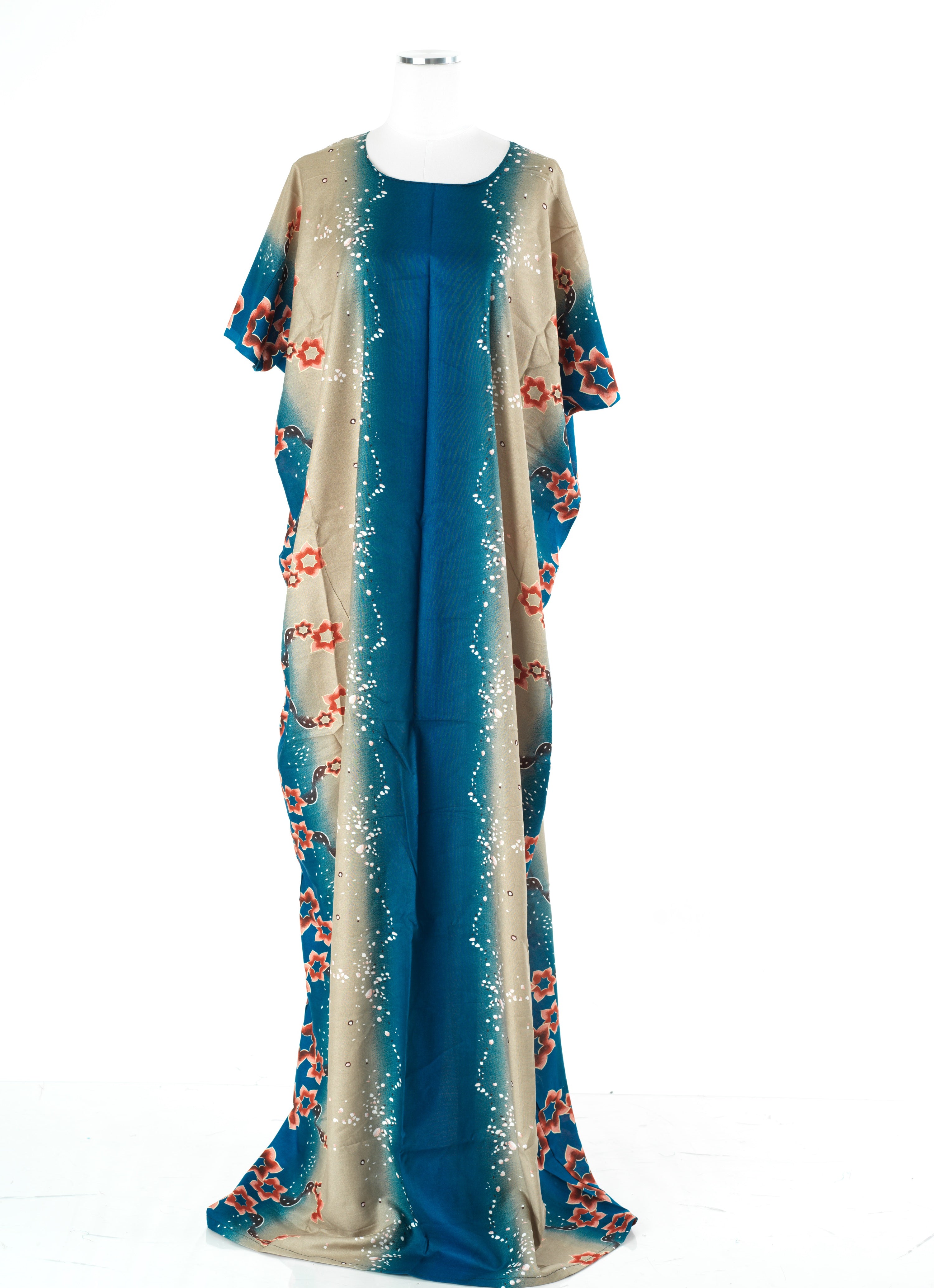 Teal Horizon Bati Dress