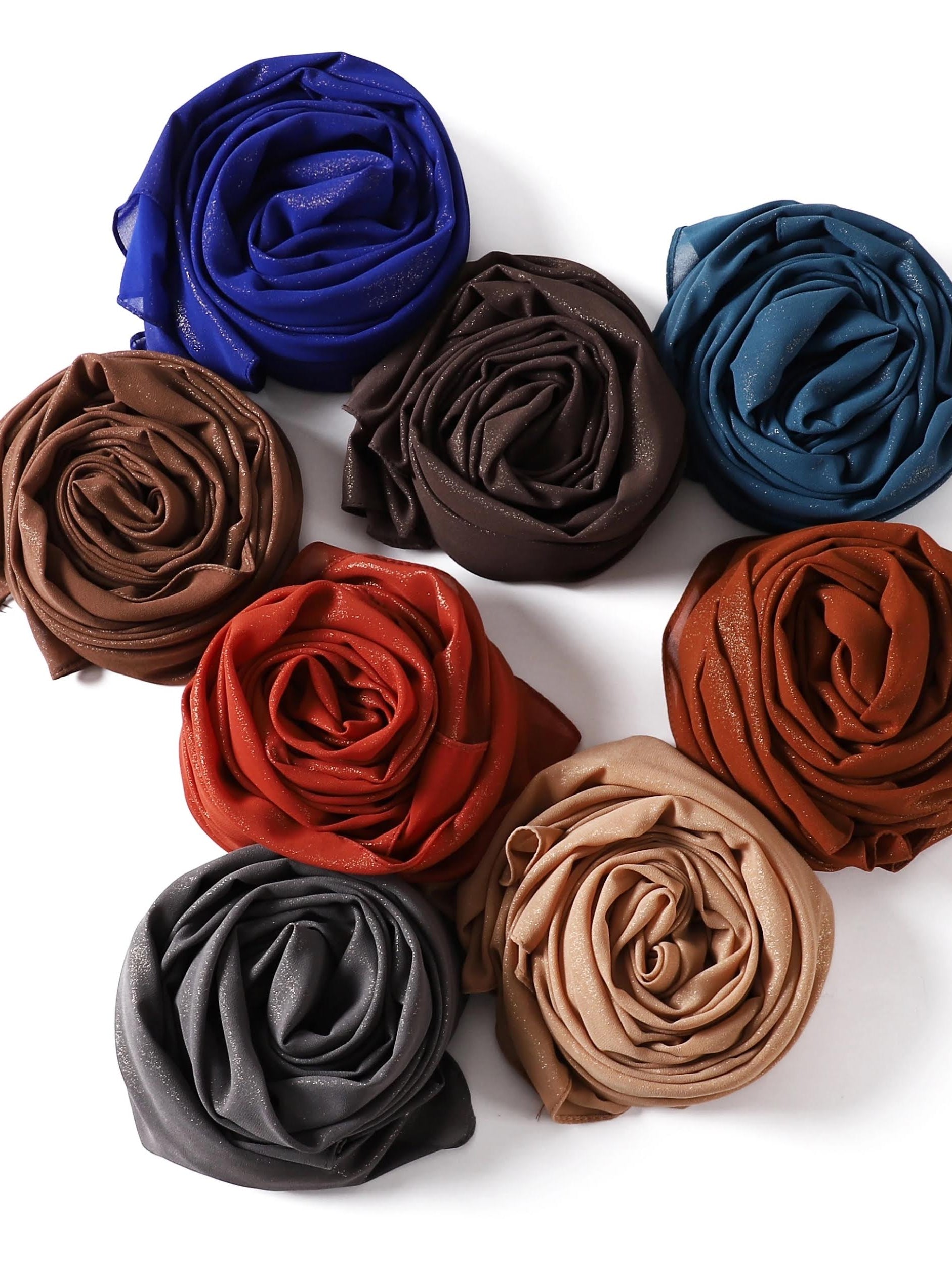 The diva chiffon sparkly hijabs Kabayare