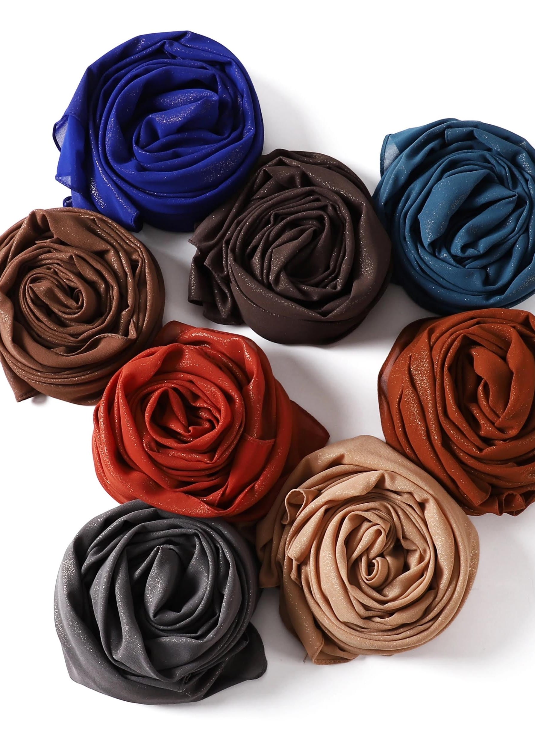 The diva chiffon sparkly hijabs Kabayare