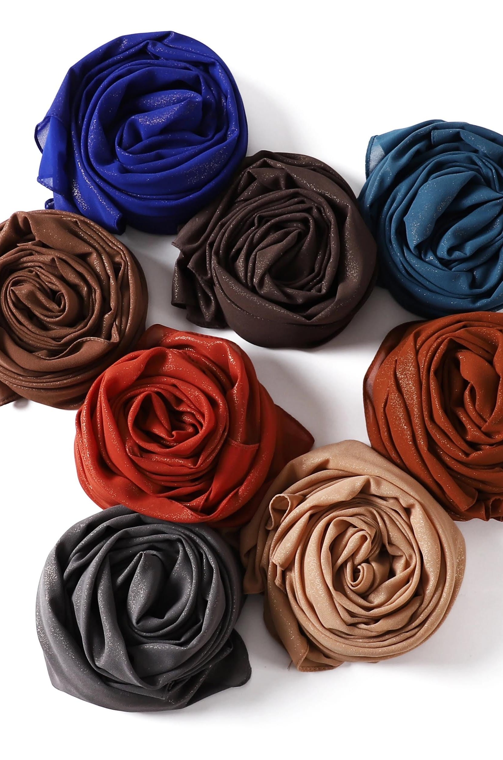 The diva chiffon sparkly hijabs Kabayare