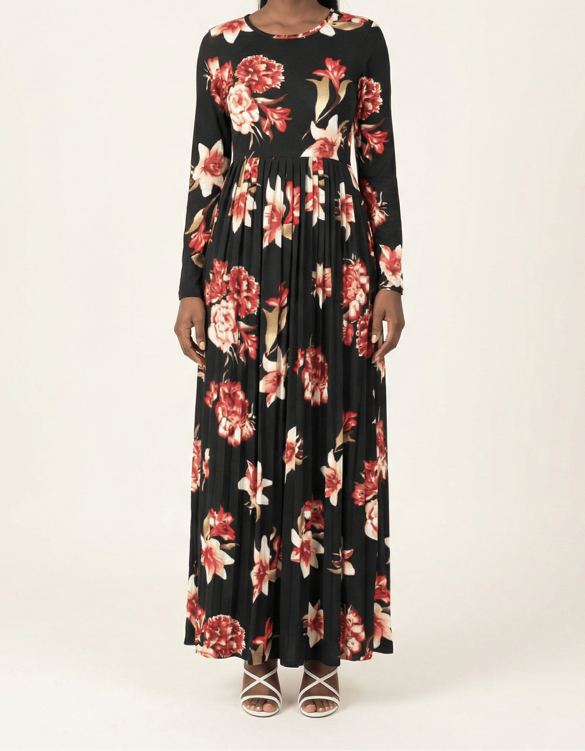 The OBLIGED Pleated Maxi Dress Kabayare