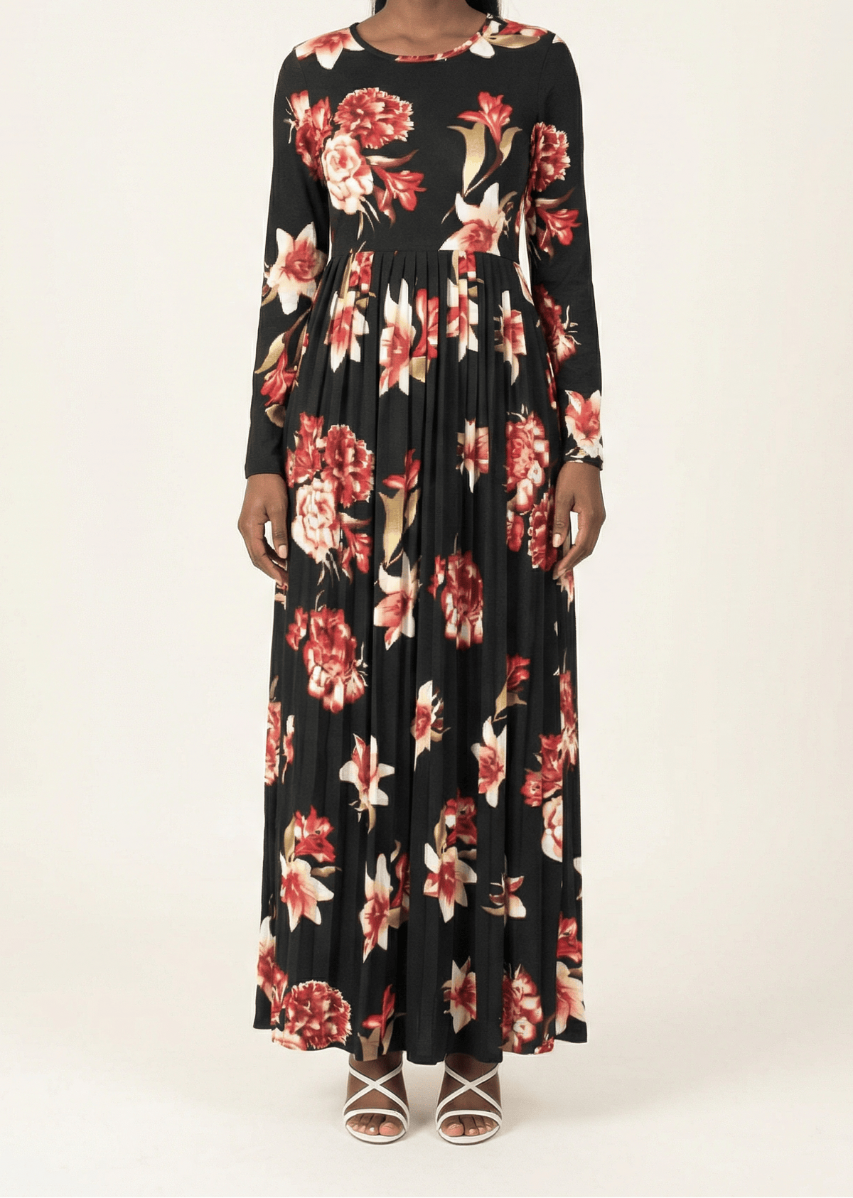 The OBLIGED Pleated Maxi Dress Kabayare