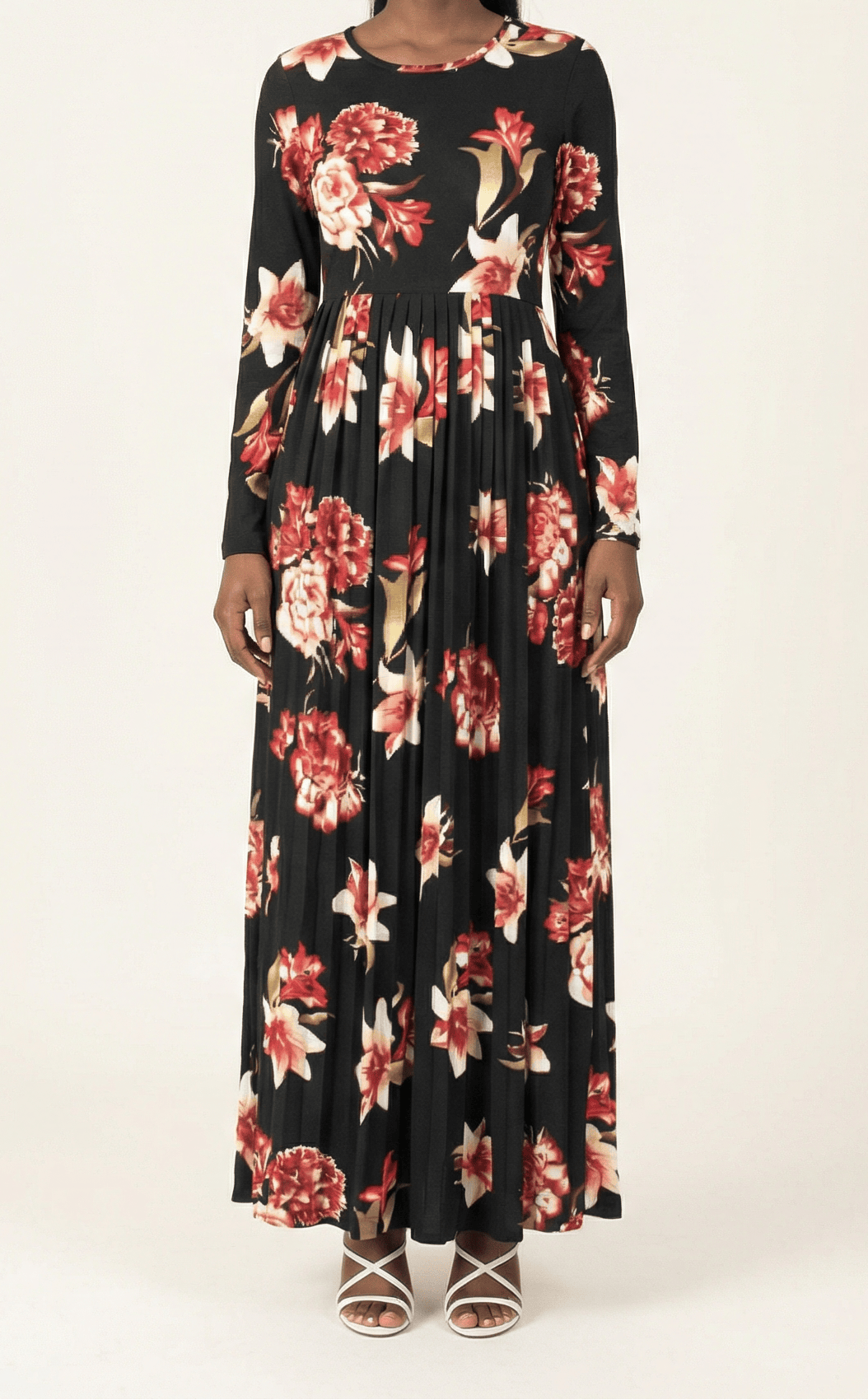 The OBLIGED Pleated Maxi Dress Kabayare