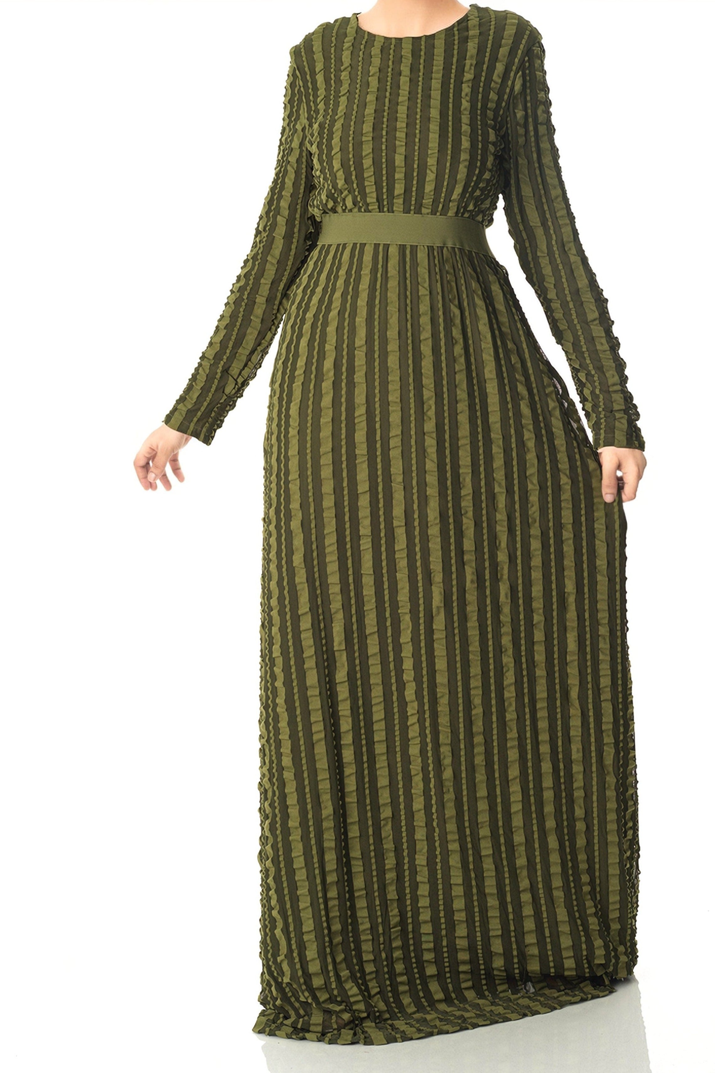 Too Cute ruffle mania maxi dress Kabayare