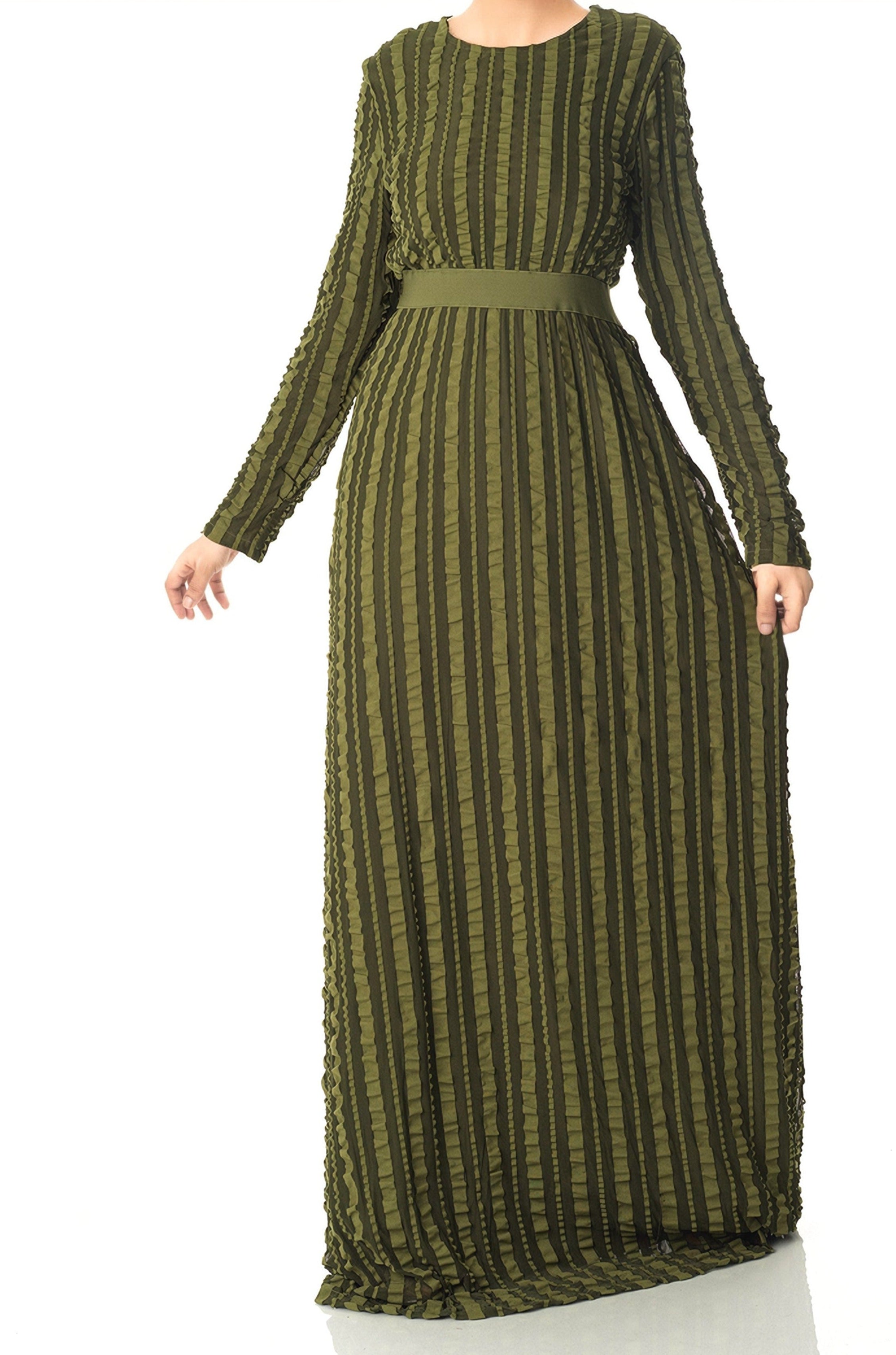 Too Cute ruffle mania maxi dress Kabayare
