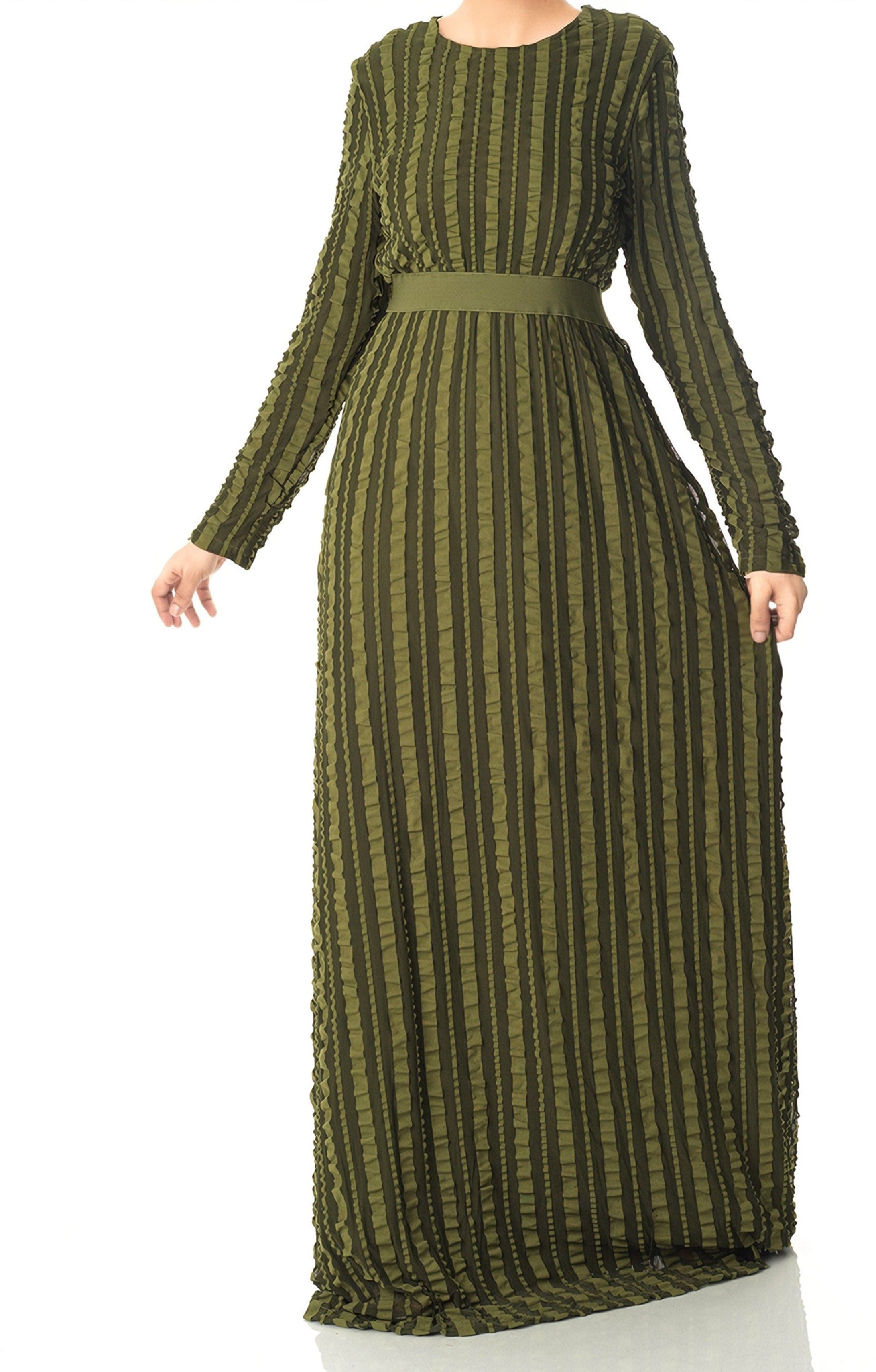 Too Cute ruffle mania maxi dress Kabayare