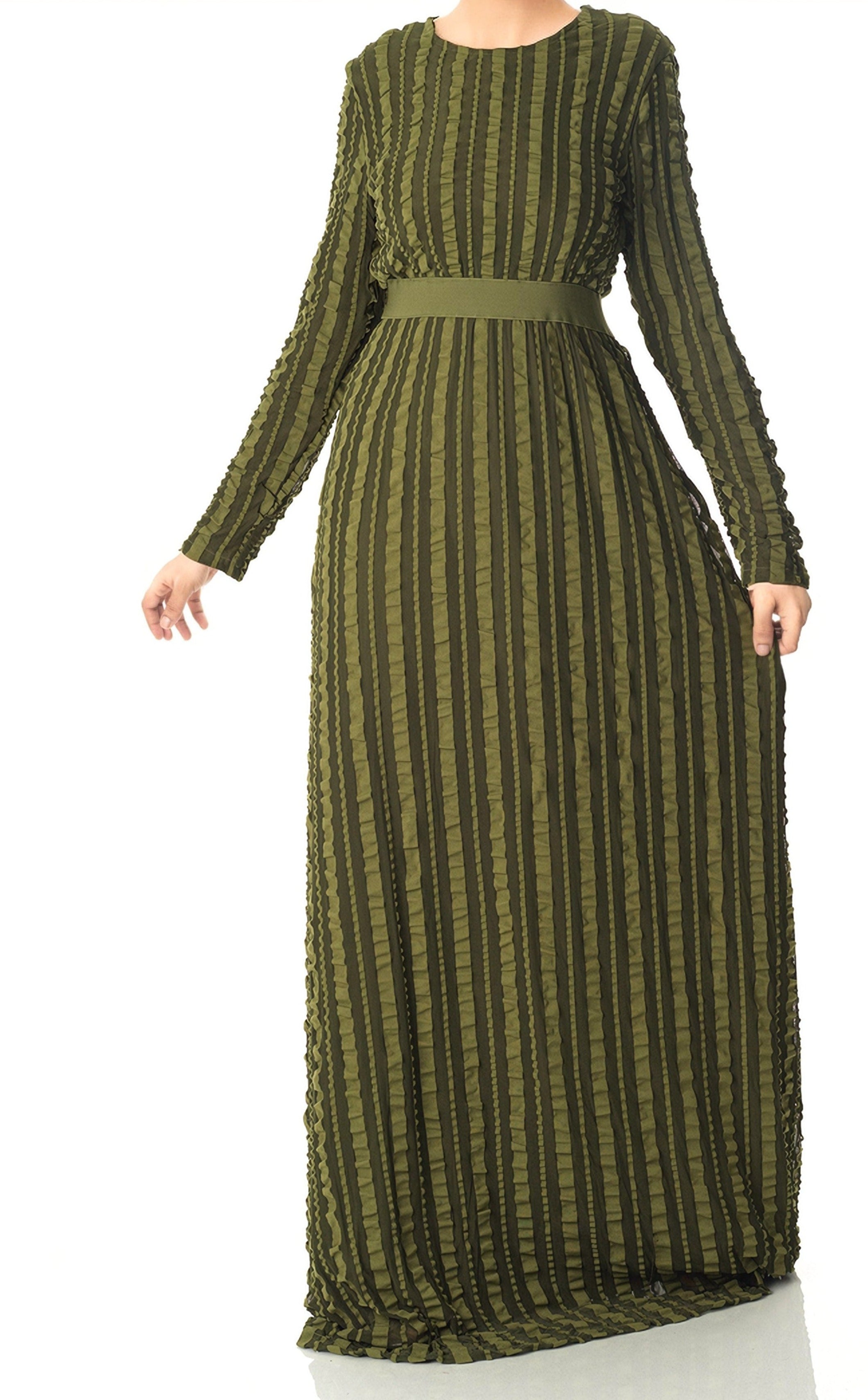 Too Cute ruffle mania maxi dress Kabayare