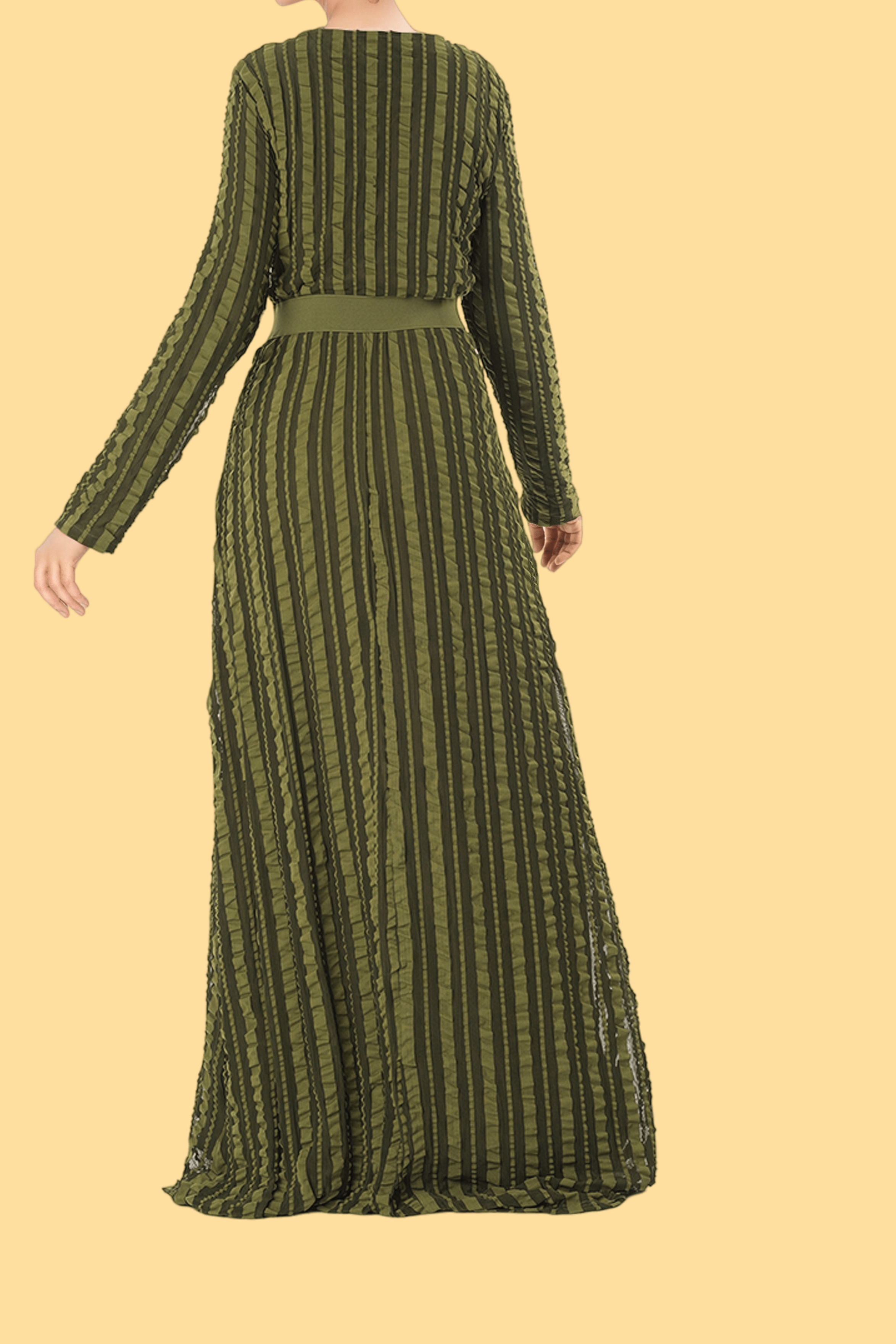 Too Cute ruffle mania maxi dress Kabayare