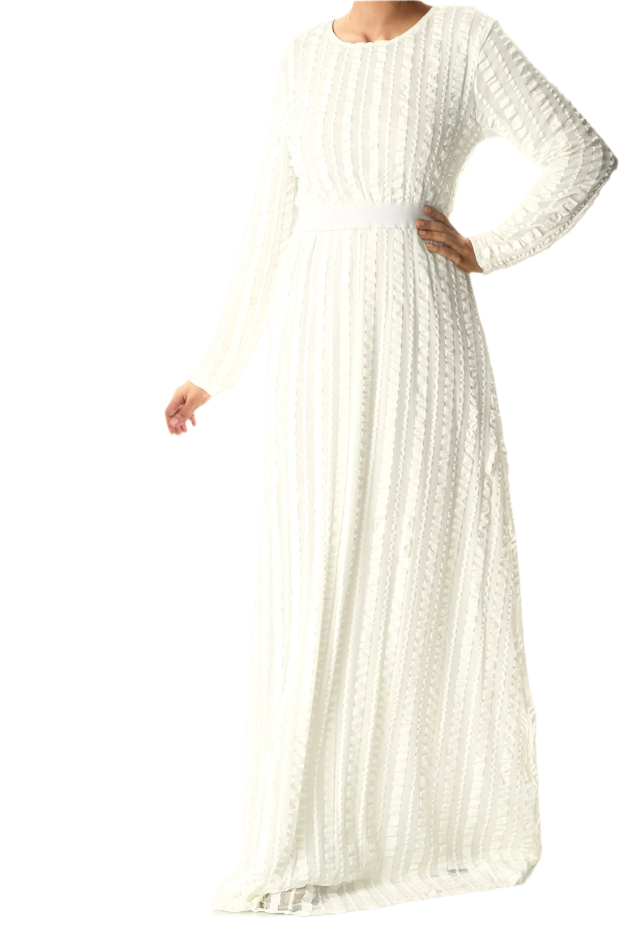 Too Cute ruffle mania maxi dress Kabayare