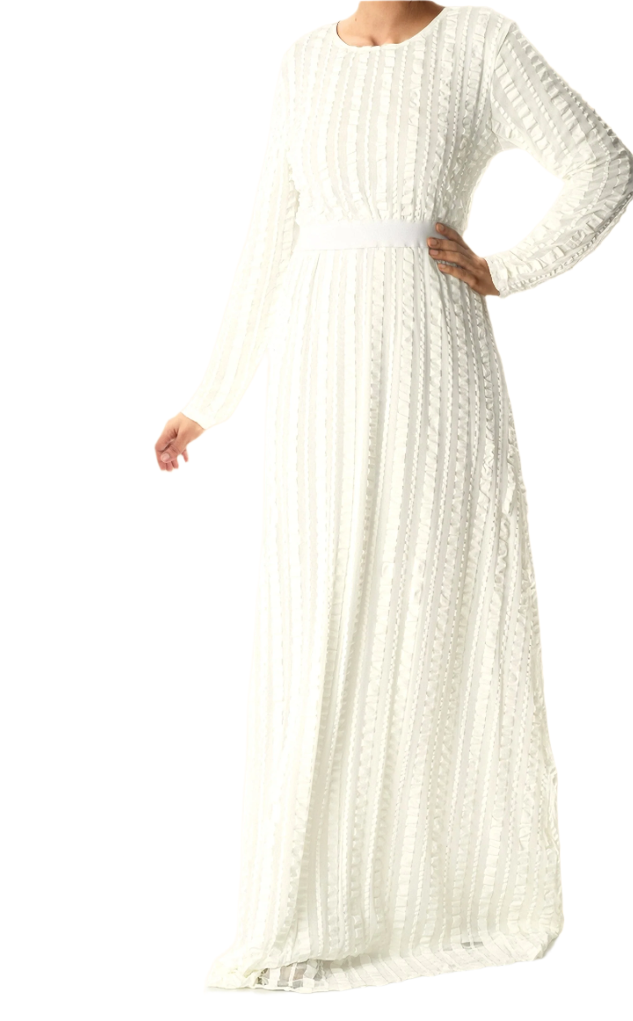 Too Cute ruffle mania maxi dress Kabayare