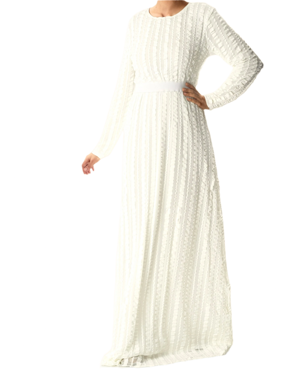 Too Cute ruffle mania maxi dress Kabayare