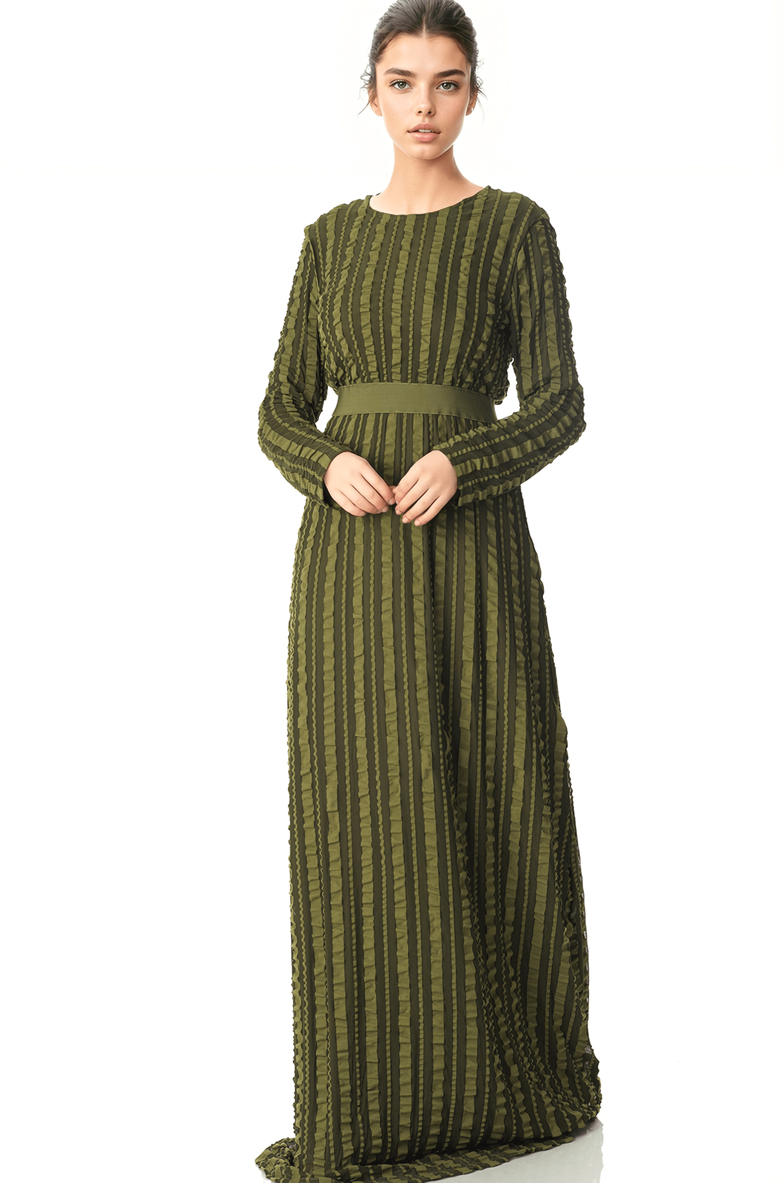 Too Cute ruffle mania maxi dress Kabayare