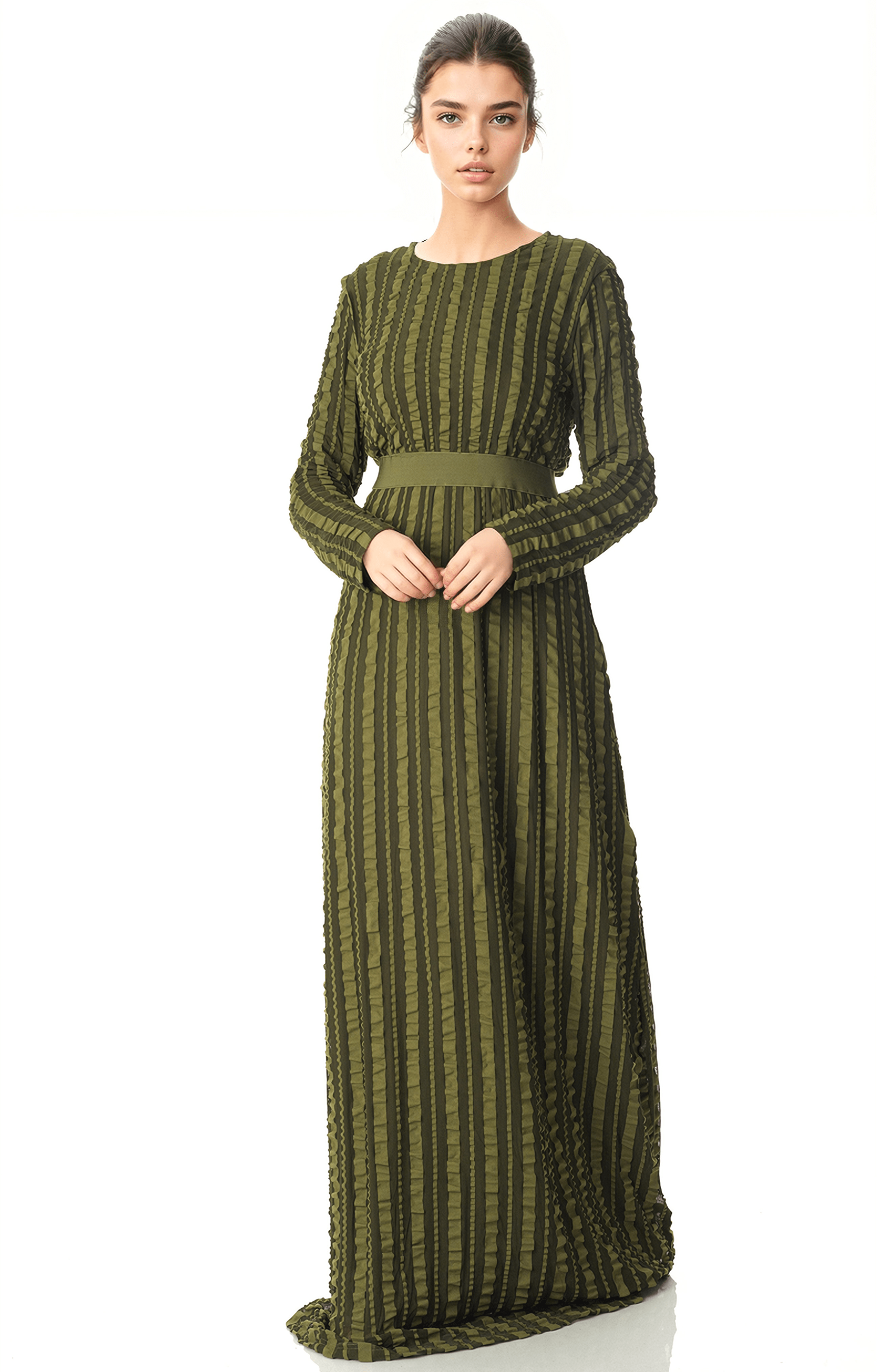 Too Cute ruffle mania maxi dress Kabayare