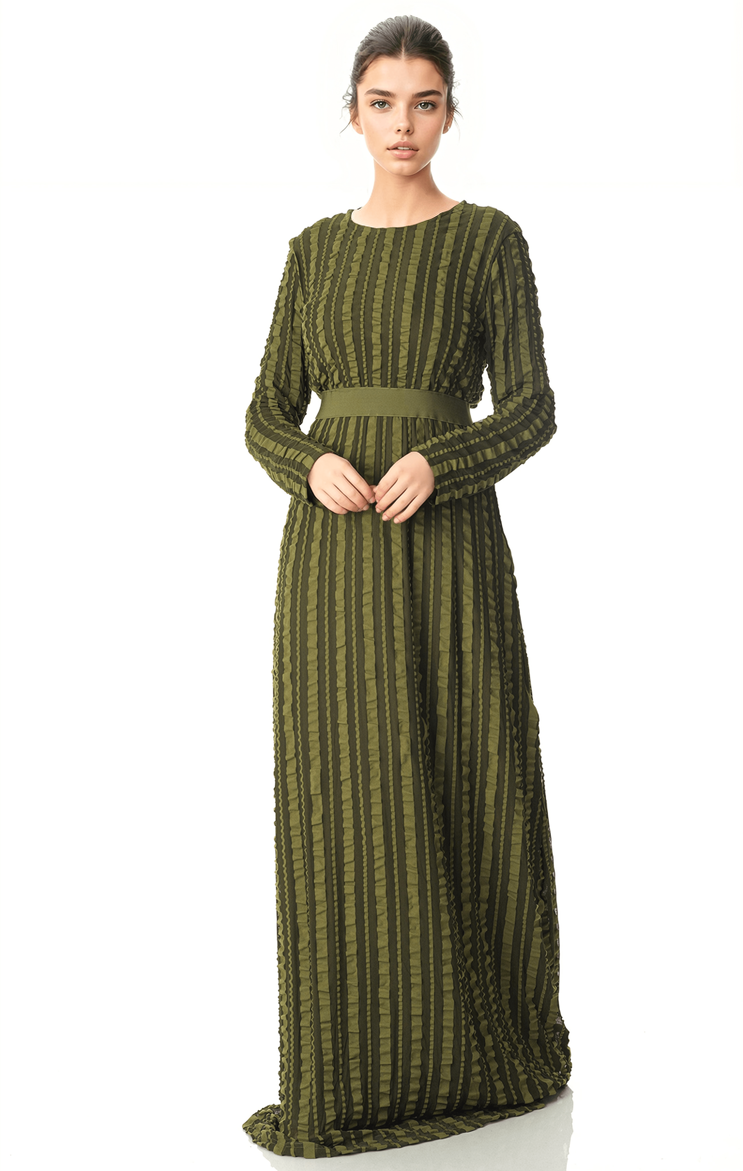 Too Cute ruffle mania maxi dress Kabayare